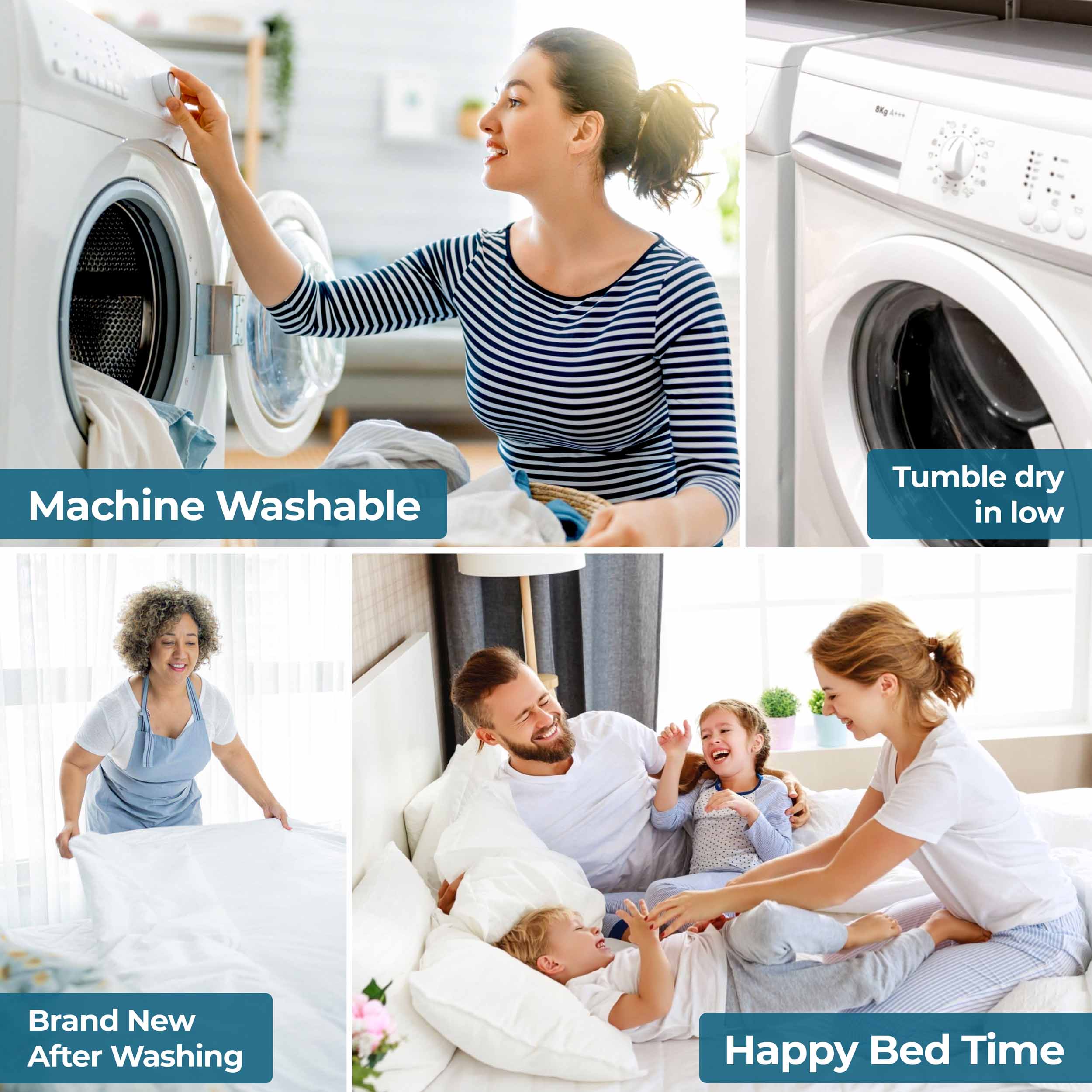 Basketweave Plush Monochrome Down Alternative Comforter - Omnigoodsstore