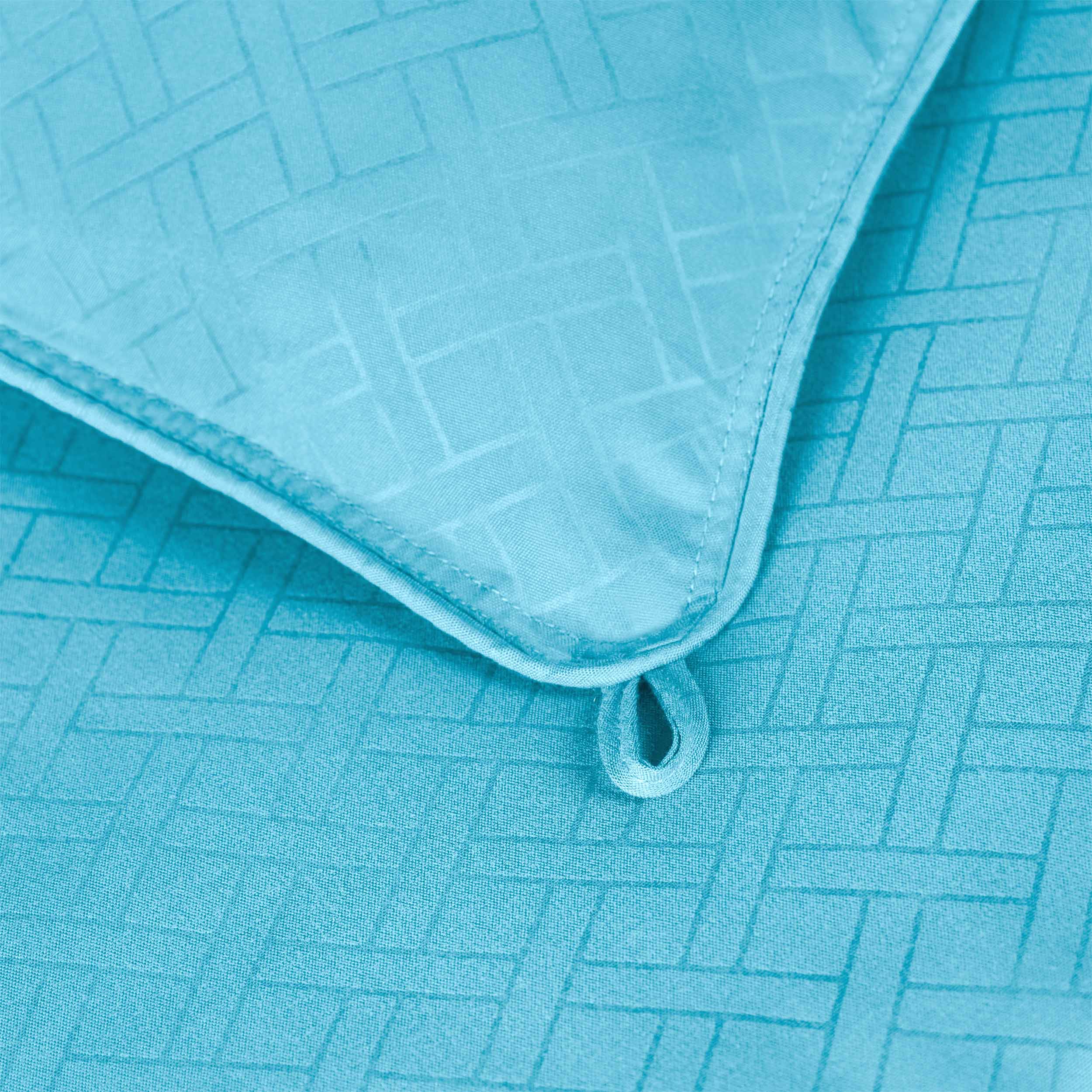 Basketweave Plush Monochrome Down Alternative Comforter - Omnigoodsstore