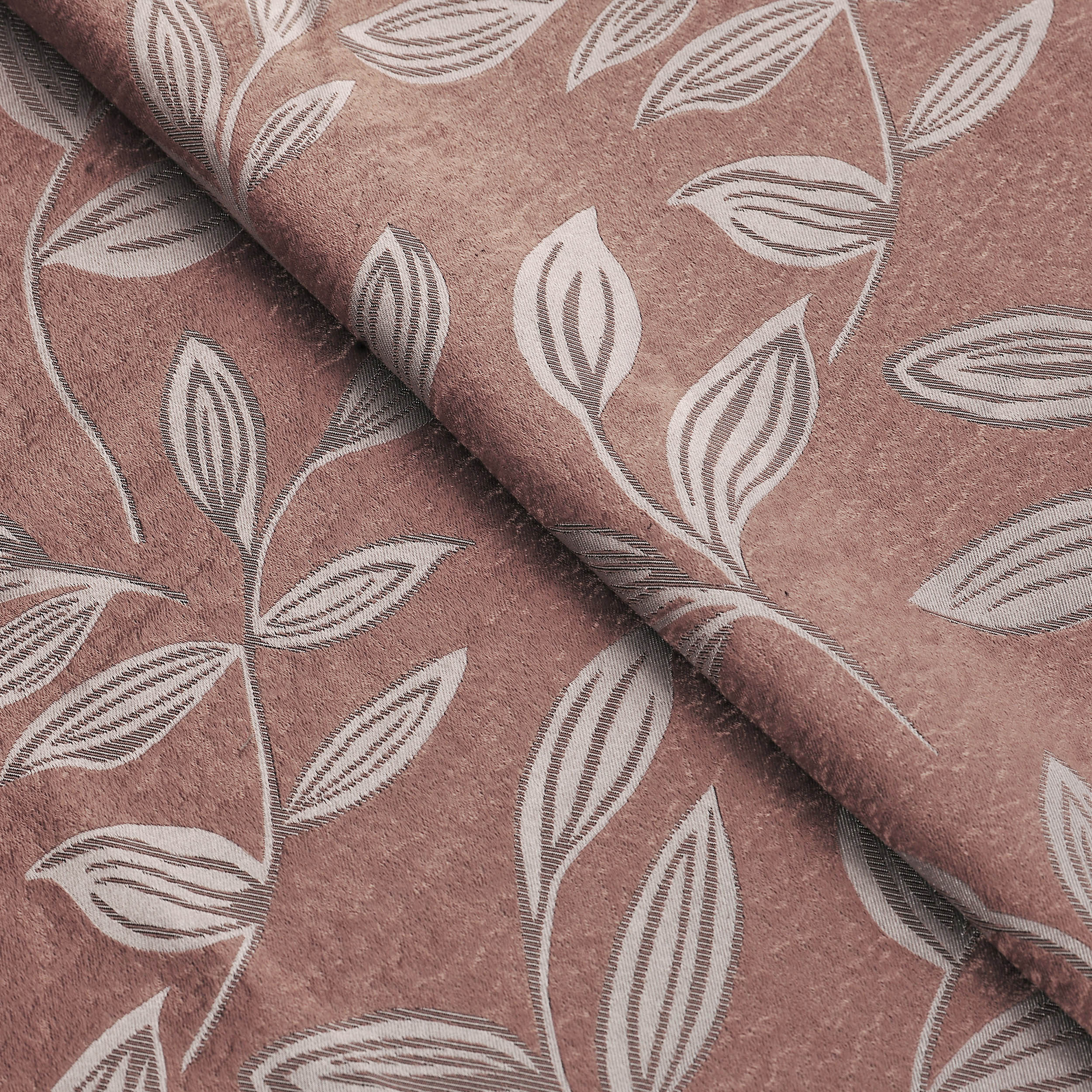 Leaves Machine Washable Room Darkening Blackout Curtains, Set of 2 - Omnigoodsstore