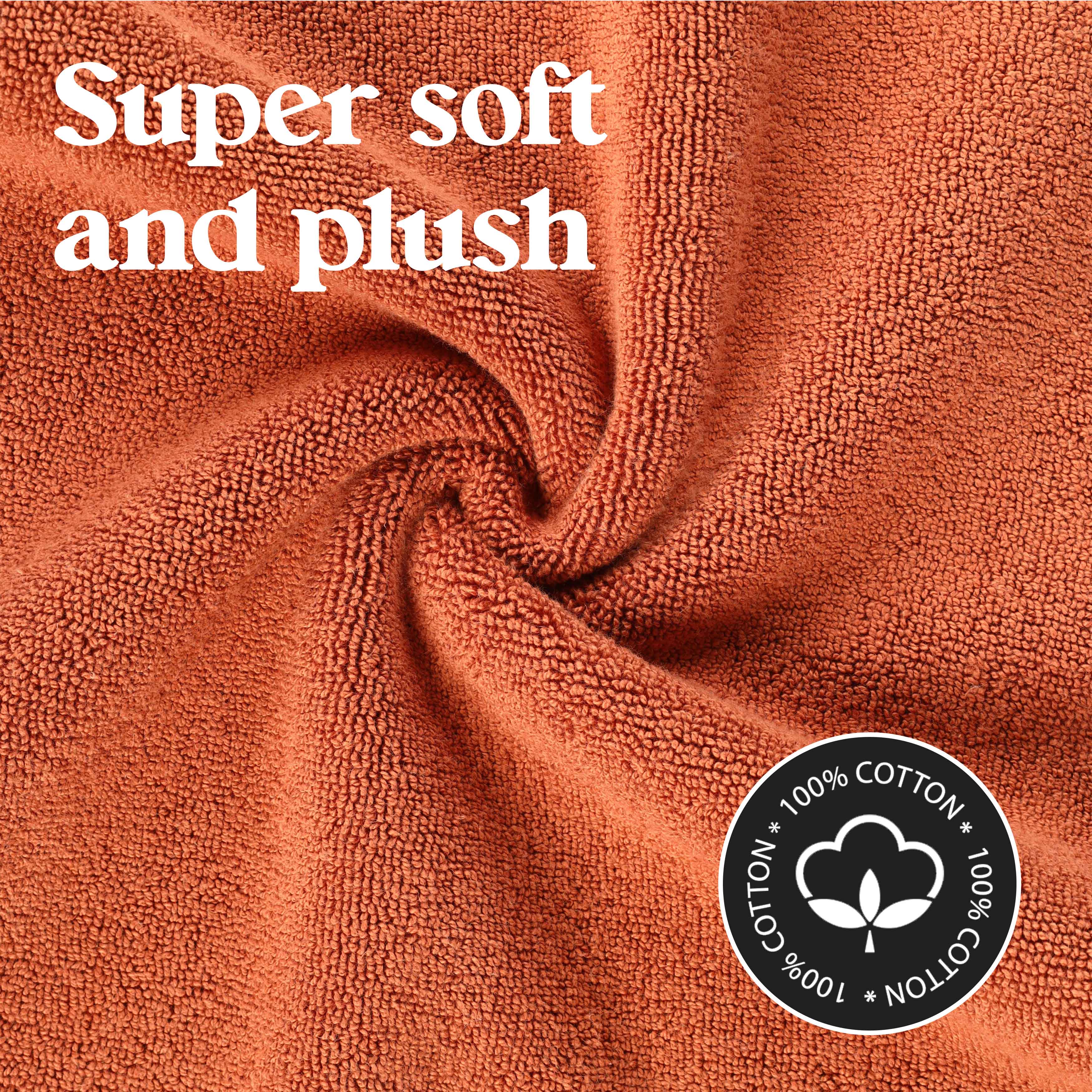 Leo Cotton Solid Modern Geometric Border Absorbent Bath Mat, Set of 2 - Omnigoodsstore