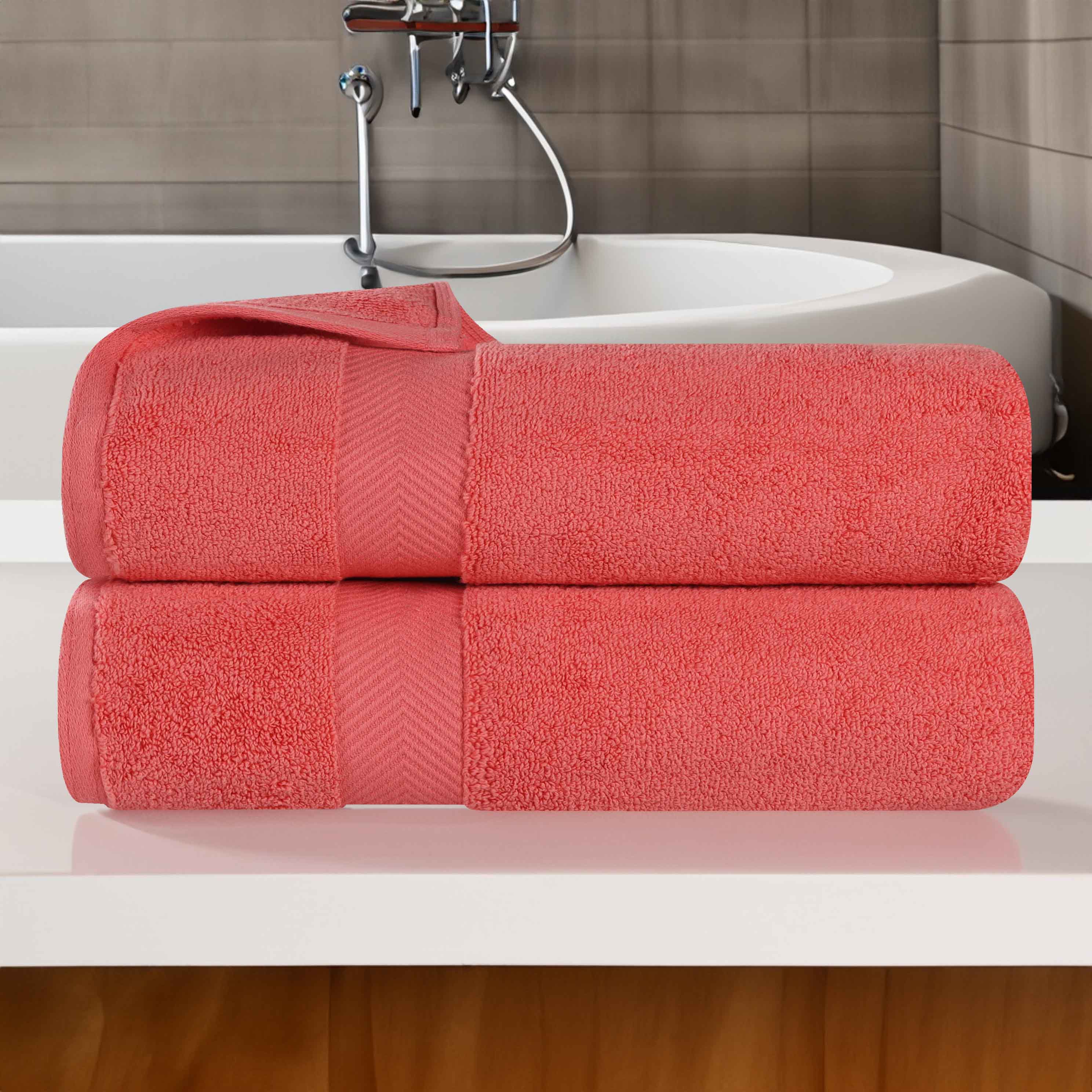 Zero Twist Cotton 2 Piece Bath Towel Set - Omnigoodsstore