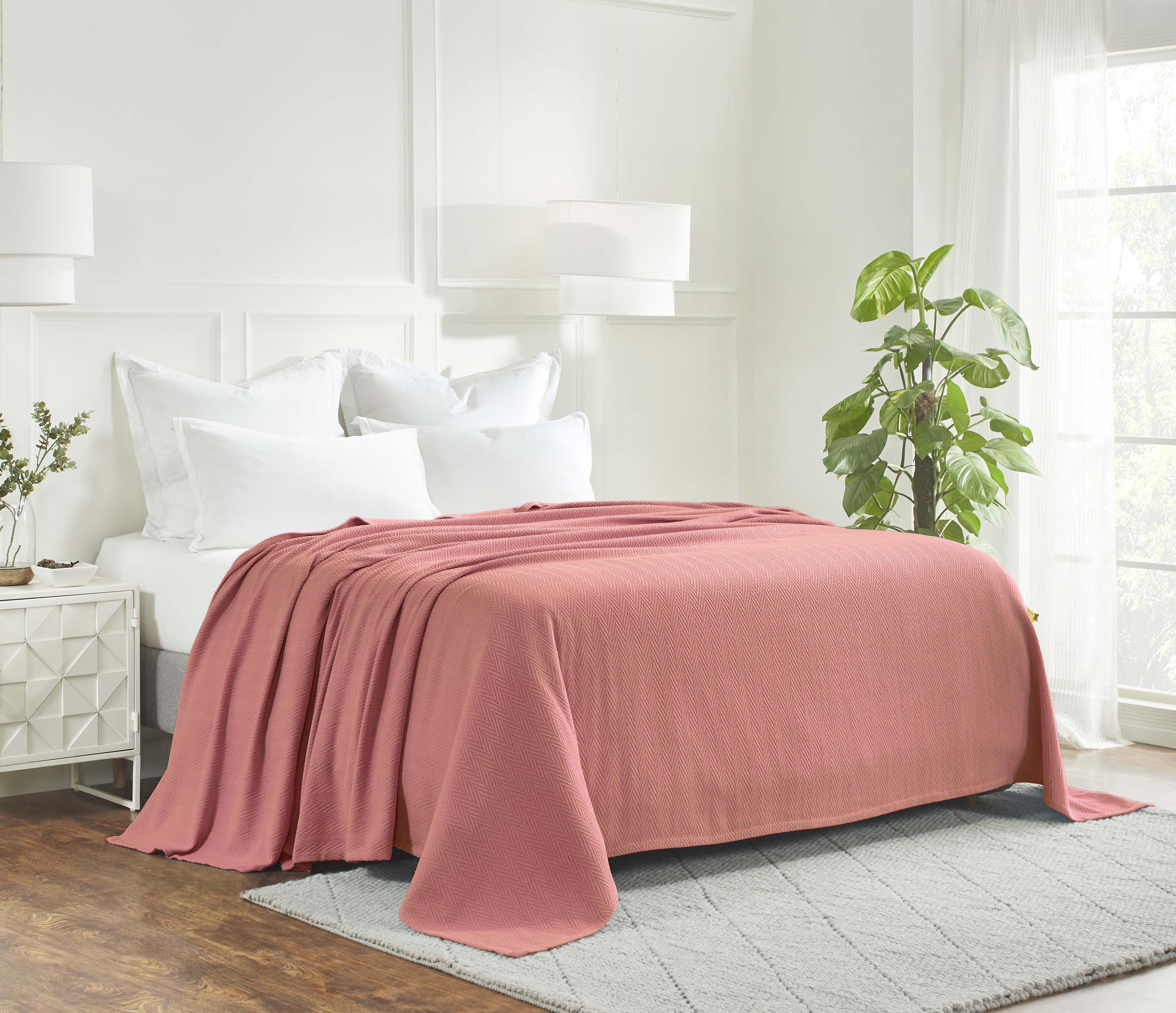 All-Season Chevron Cotton Bed Blanket & Sofa Throw - Omnigoodsstore