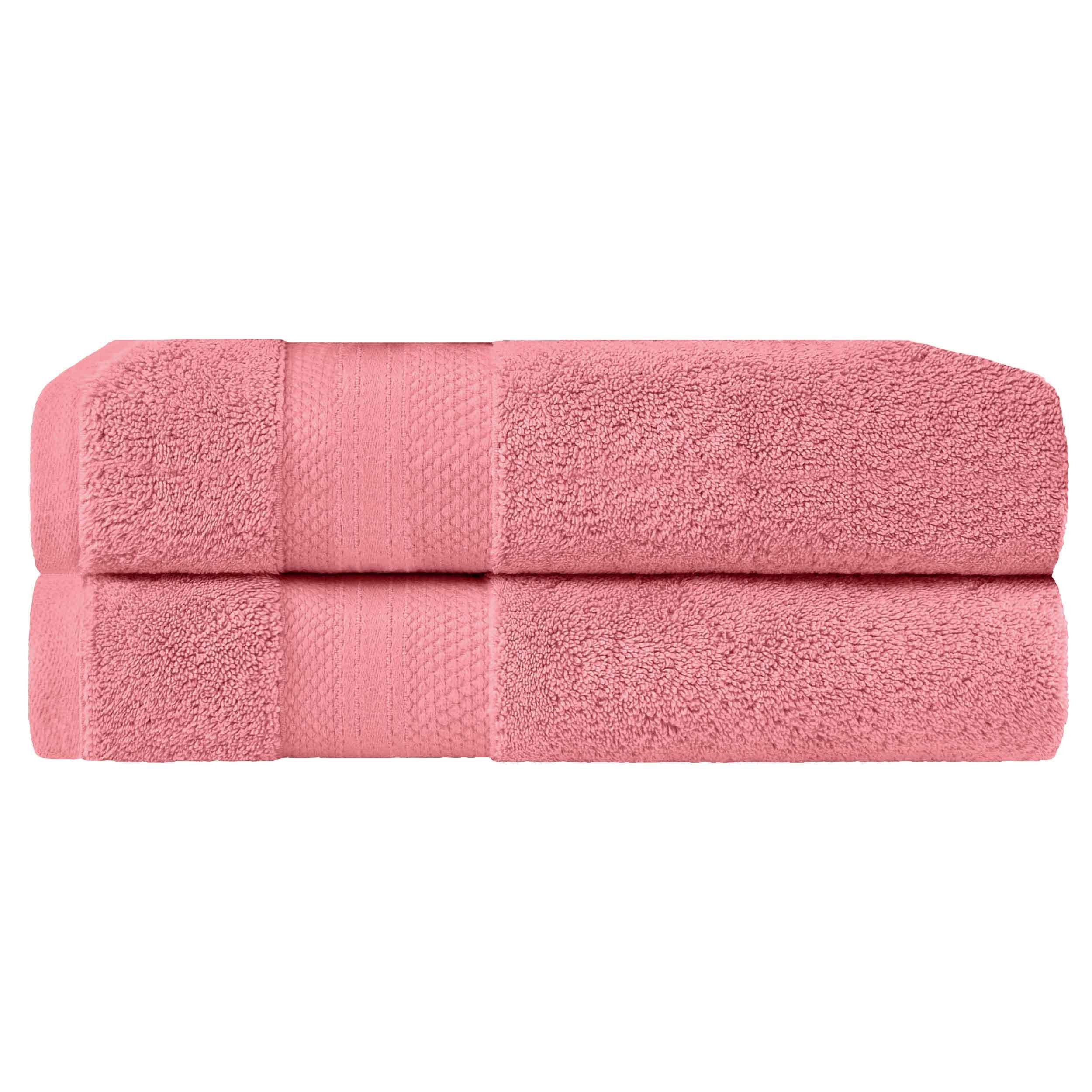 Turkish Cotton Absorbent Ultra-Plush Solid 2 Piece Bath Sheet Set - Omnigoodsstore