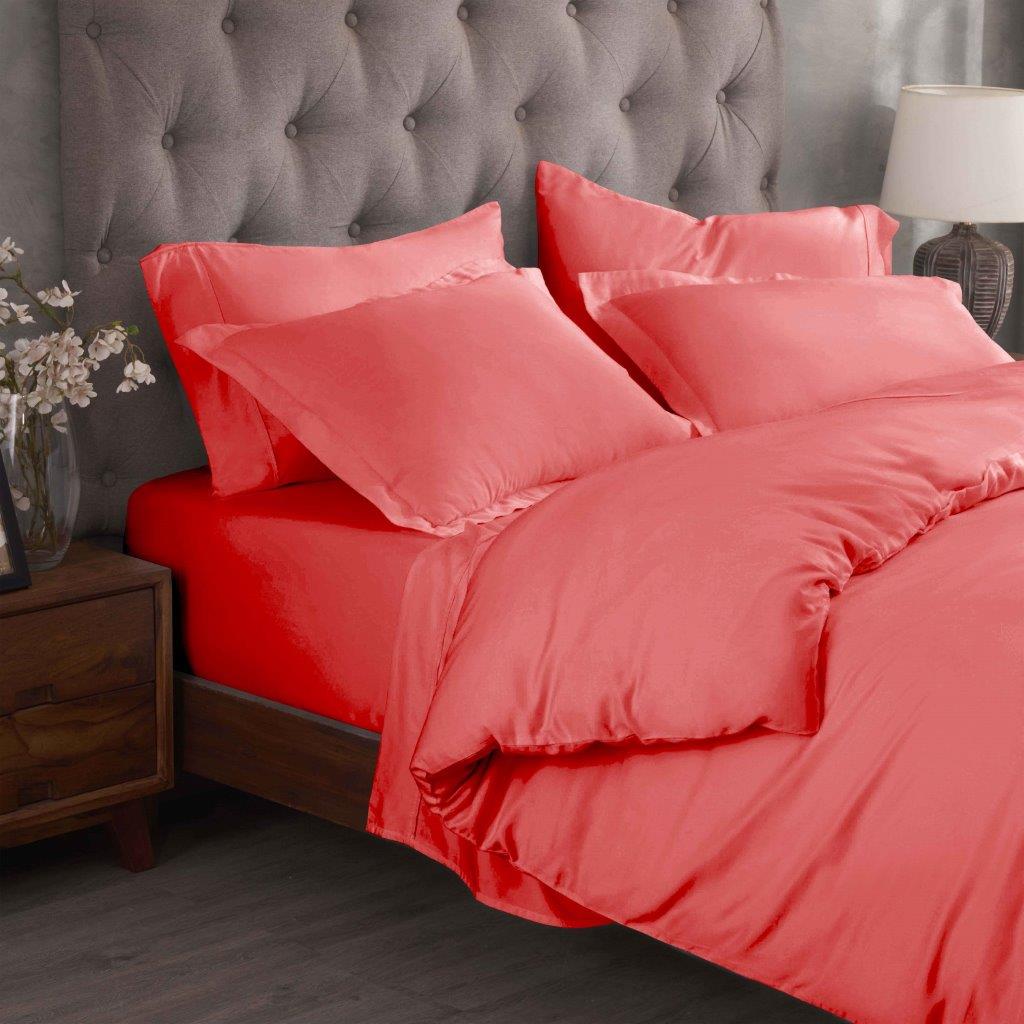 Egyptian Cotton 300 Thread Count Solid Duvet Cover Set - Omnigoodsstore