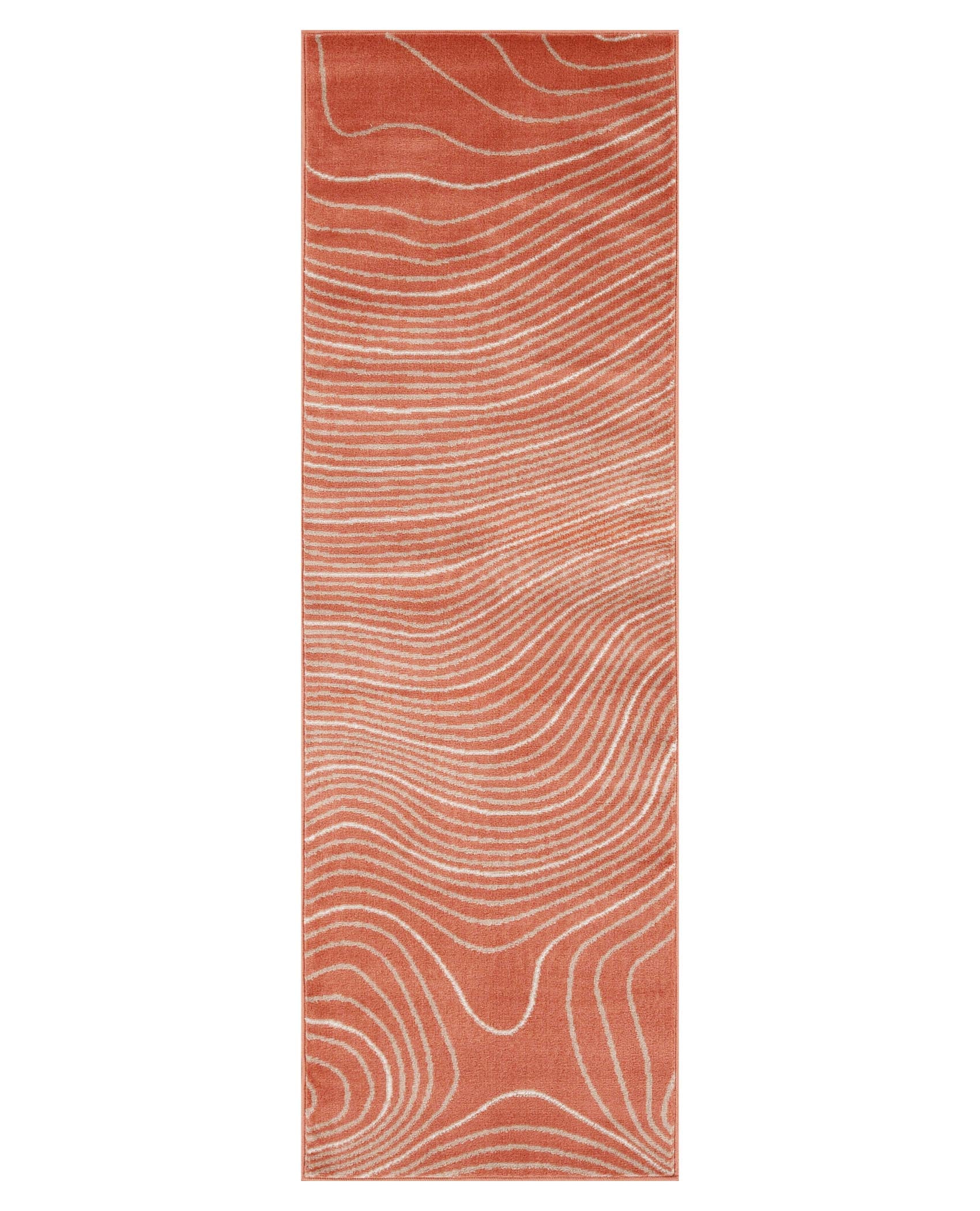 Veer Modern Abstract Wood Grain Indoor Area Rug or Runner - Omnigoodsstore
