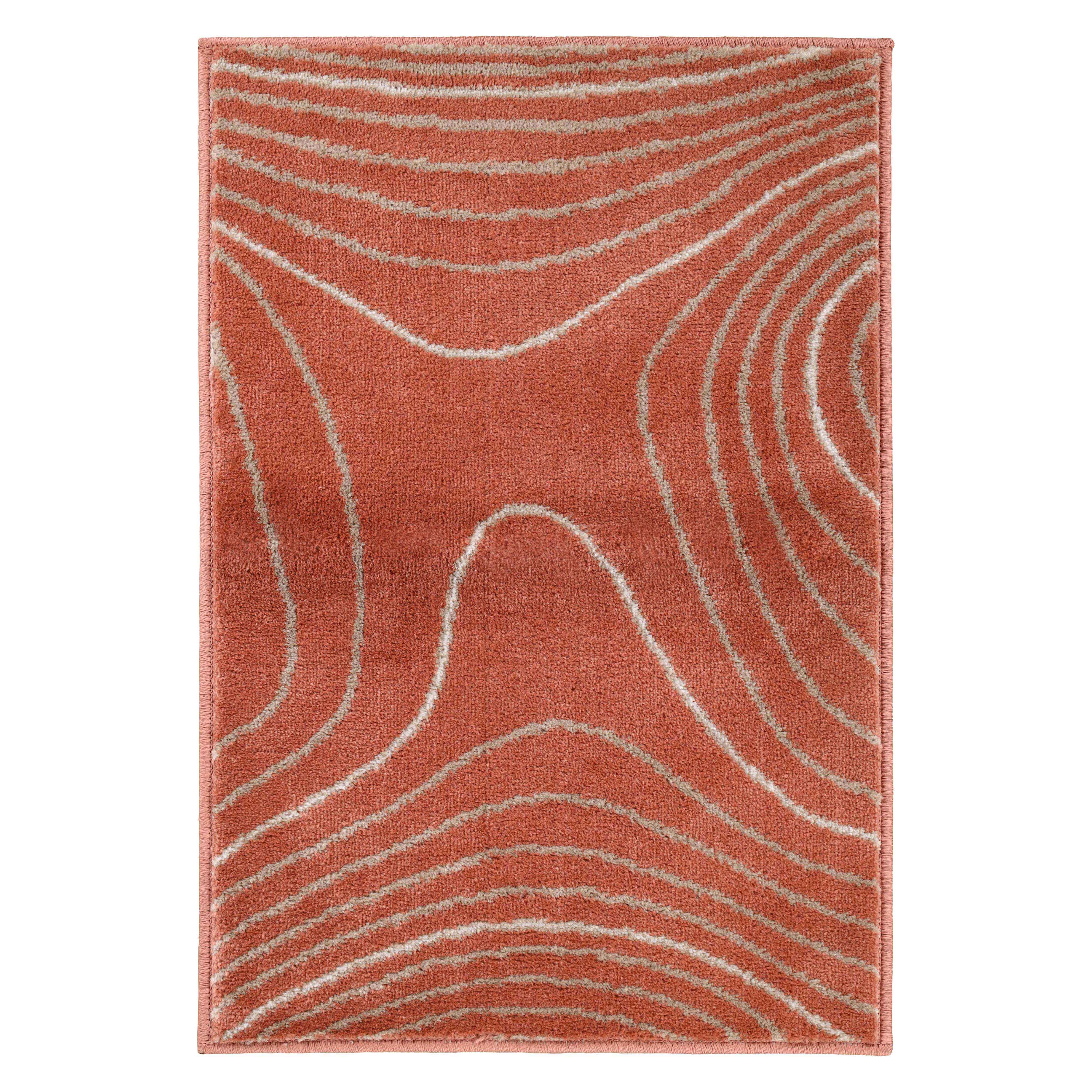 Veer Modern Abstract Wood Grain Indoor Area Rug or Runner - Omnigoodsstore
