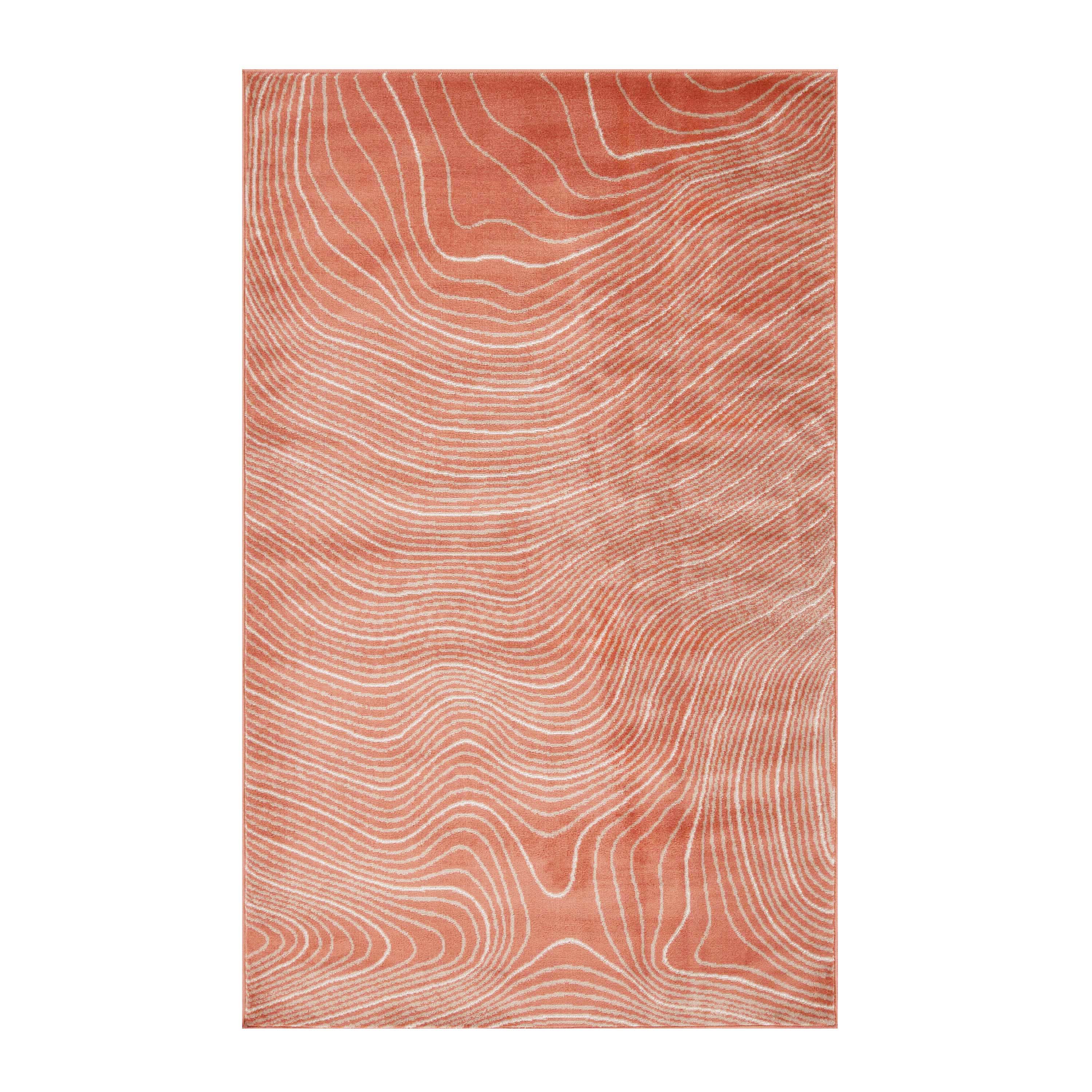 Veer Modern Abstract Wood Grain Indoor Area Rug or Runner - Omnigoodsstore