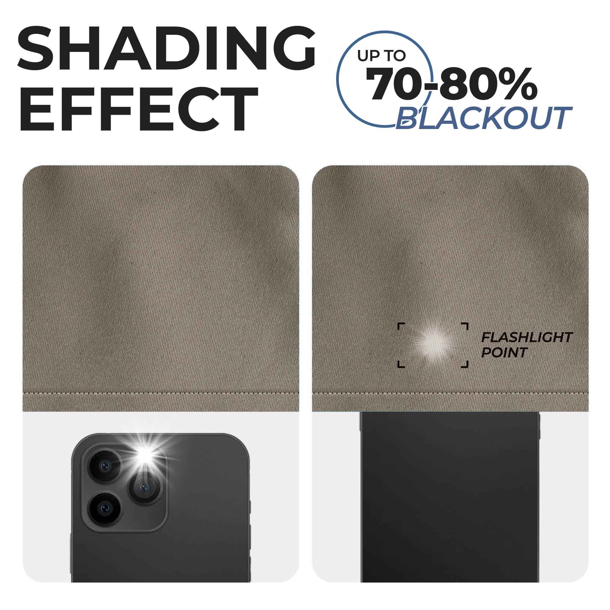 Linen Washable Room Darkening Blackout Curtain Panel Set - Omnigoodsstore