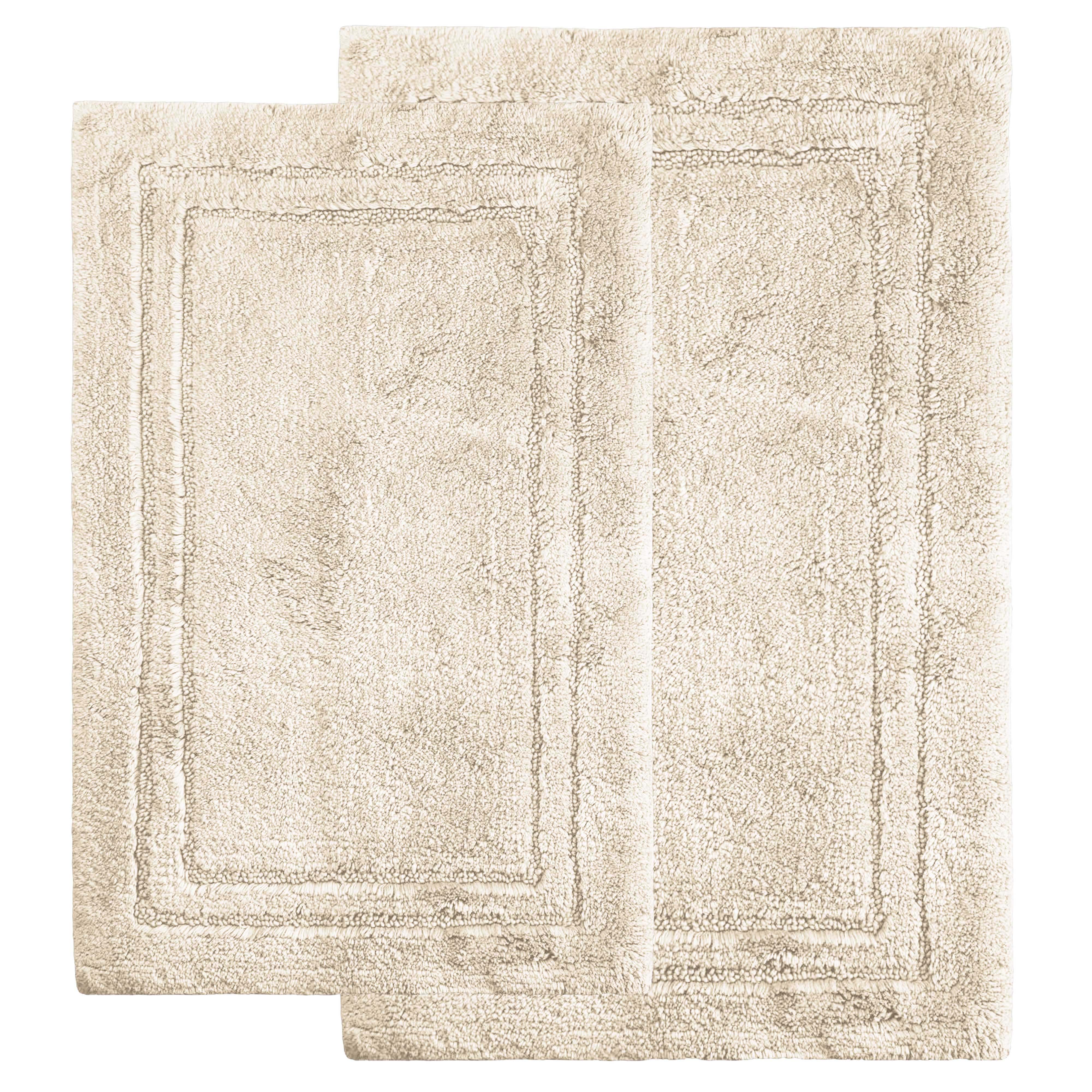 Cotton Non Slip 2 Piece Bath Rug Set - Omnigoodsstore