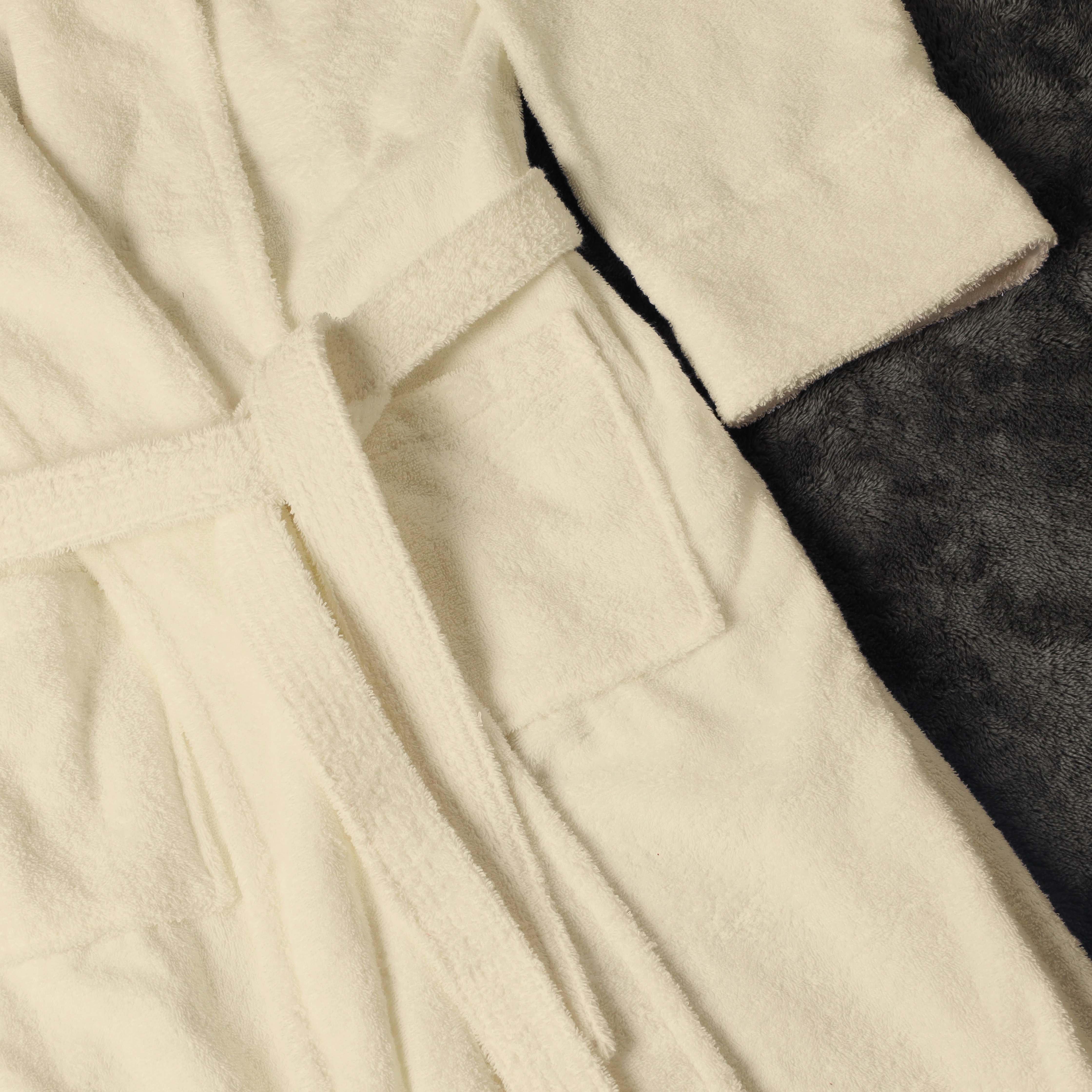 Classic Men's Bath Robe Turkish Cotton Bathrobe with Adjustable Belt - Omnigoodsstore