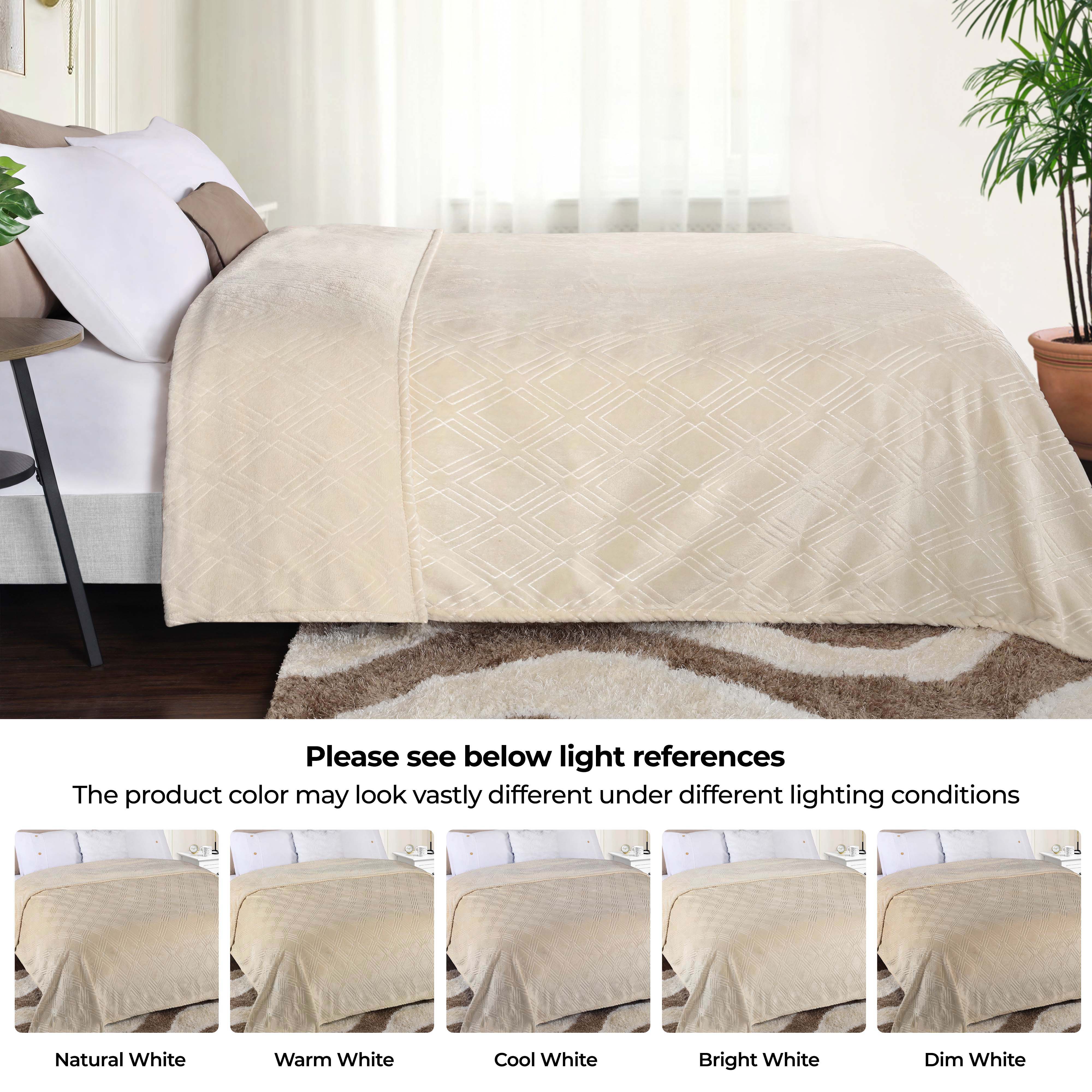 Alaska Diamond Plush Fleece Ultra-Soft Blanket - Omnigoodsstore