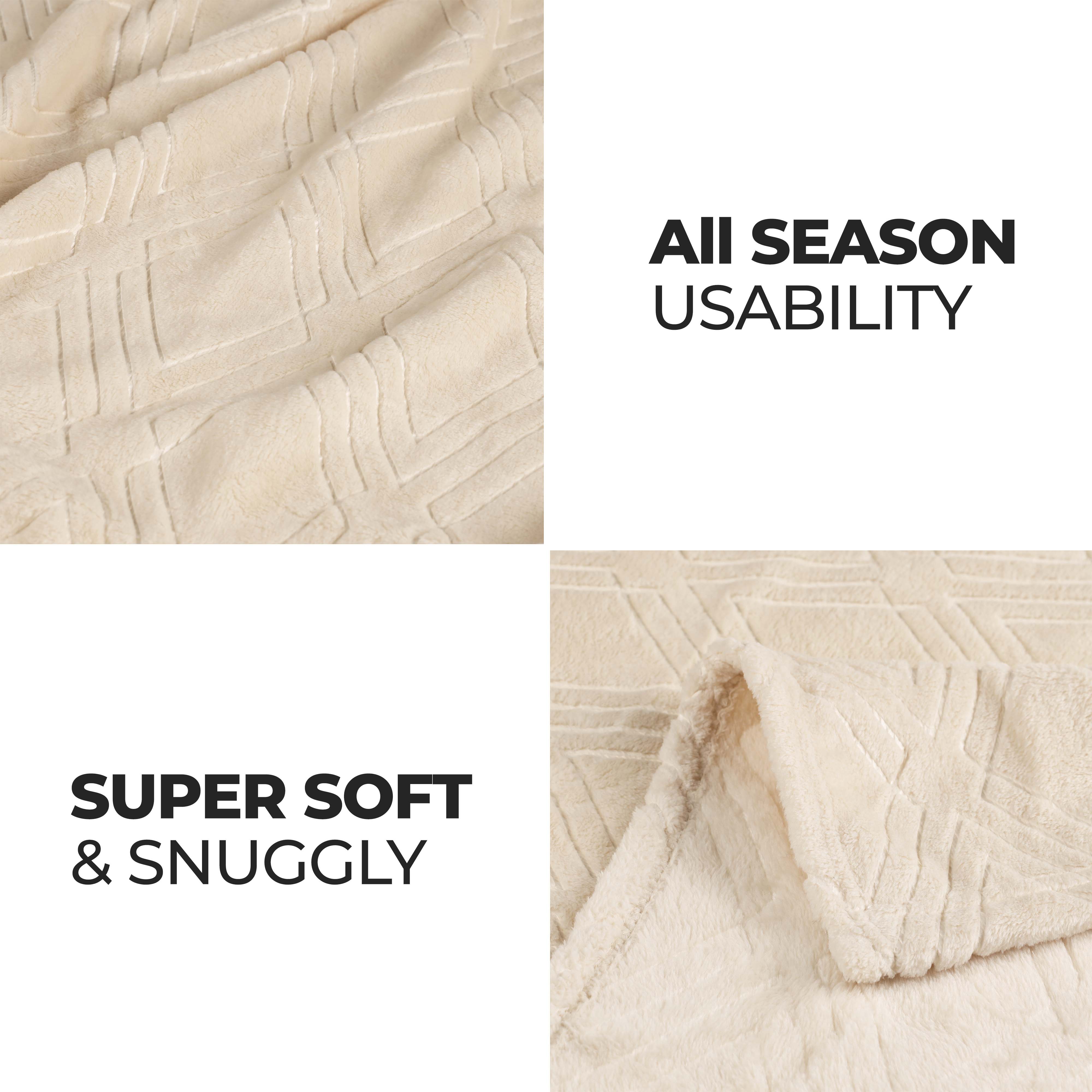 Alaska Diamond Plush Fleece Ultra-Soft Blanket - Omnigoodsstore