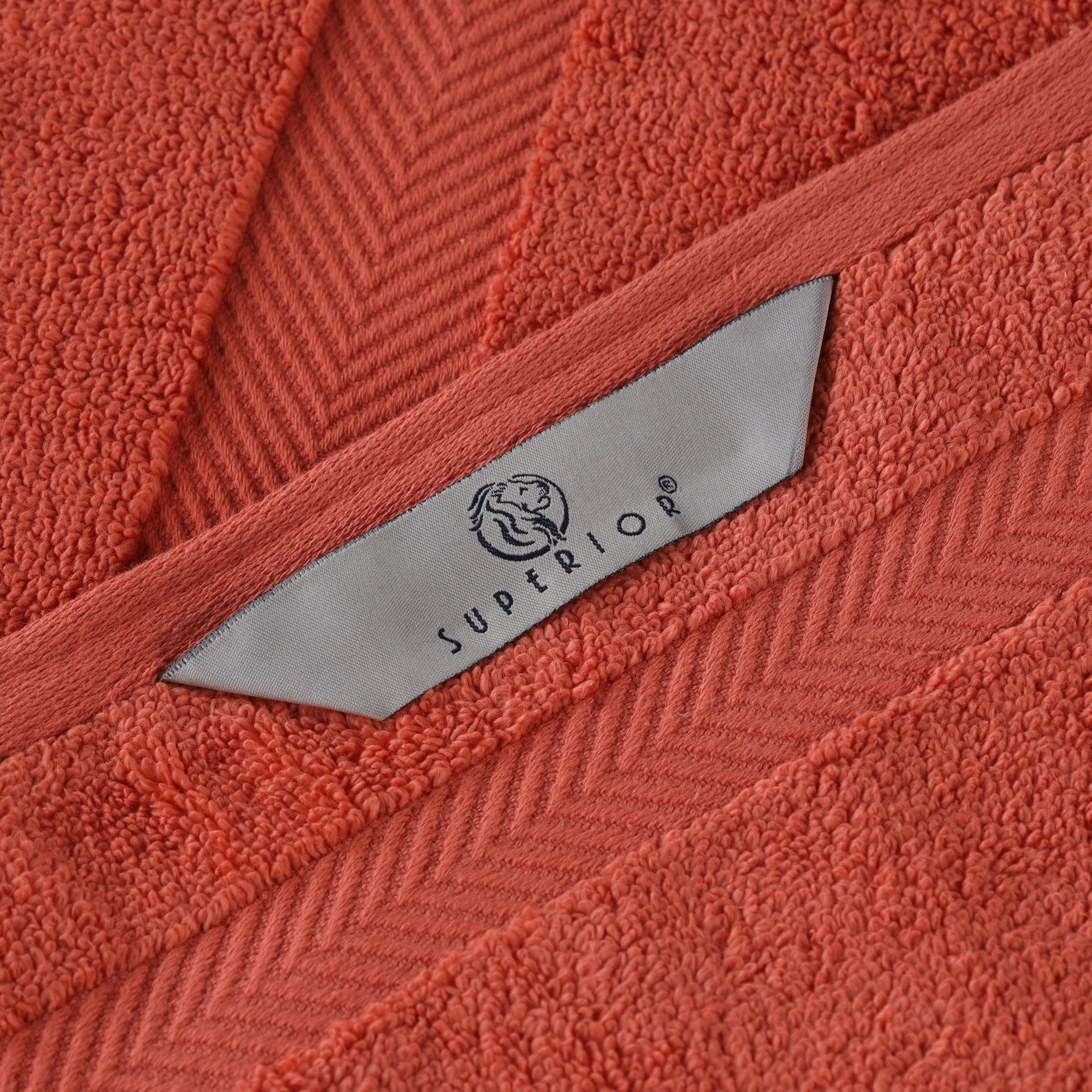 Zero Twist Cotton Solid Ultra-Soft Absorbent Hand Towel Set of 6 - Omnigoodsstore