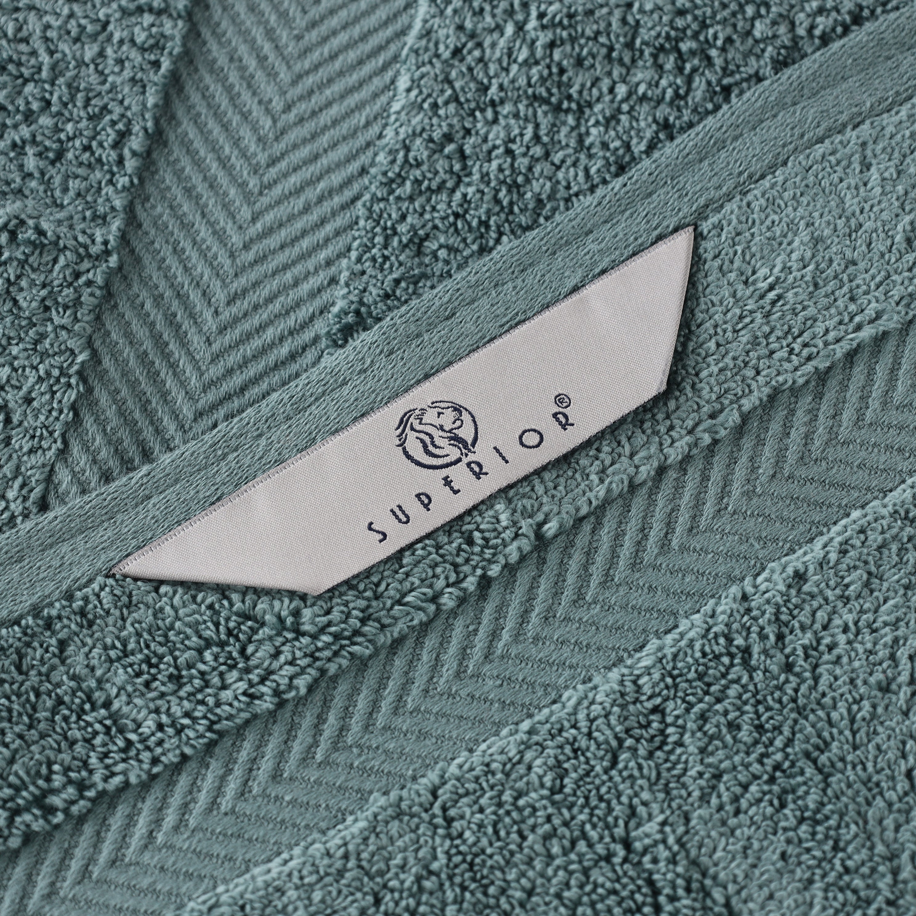 Zero Twist Cotton Solid Ultra-Soft Absorbent Hand Towel Set of 6 - Omnigoodsstore