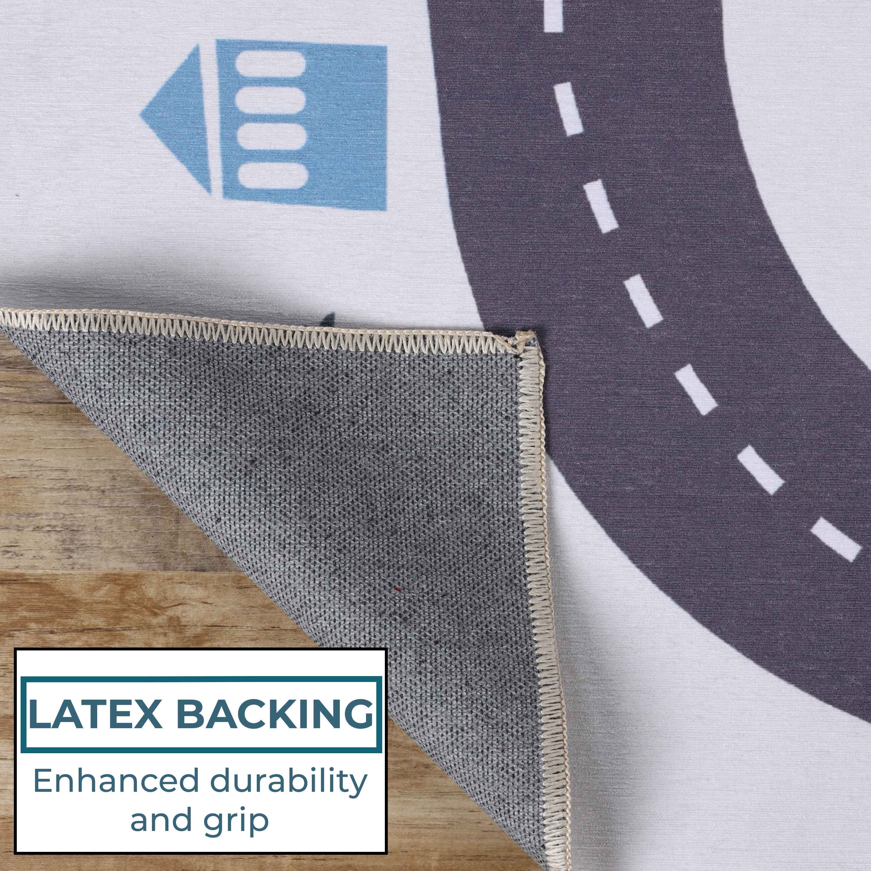 Path Non-Slip Kids Playroom Nursery Washable Indoor Area Rug - Omnigoodsstore