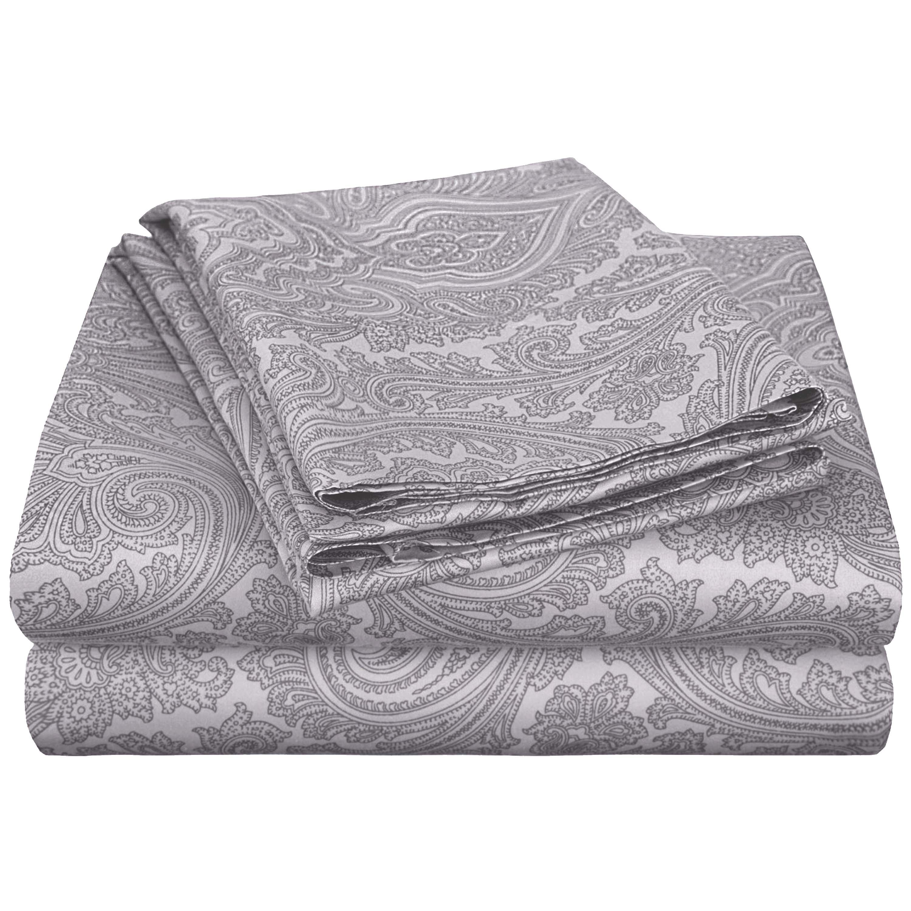 Italian Paisley 600 Thread Count Cotton Blend Deep Pocket Sheet Set - Omnigoodsstore