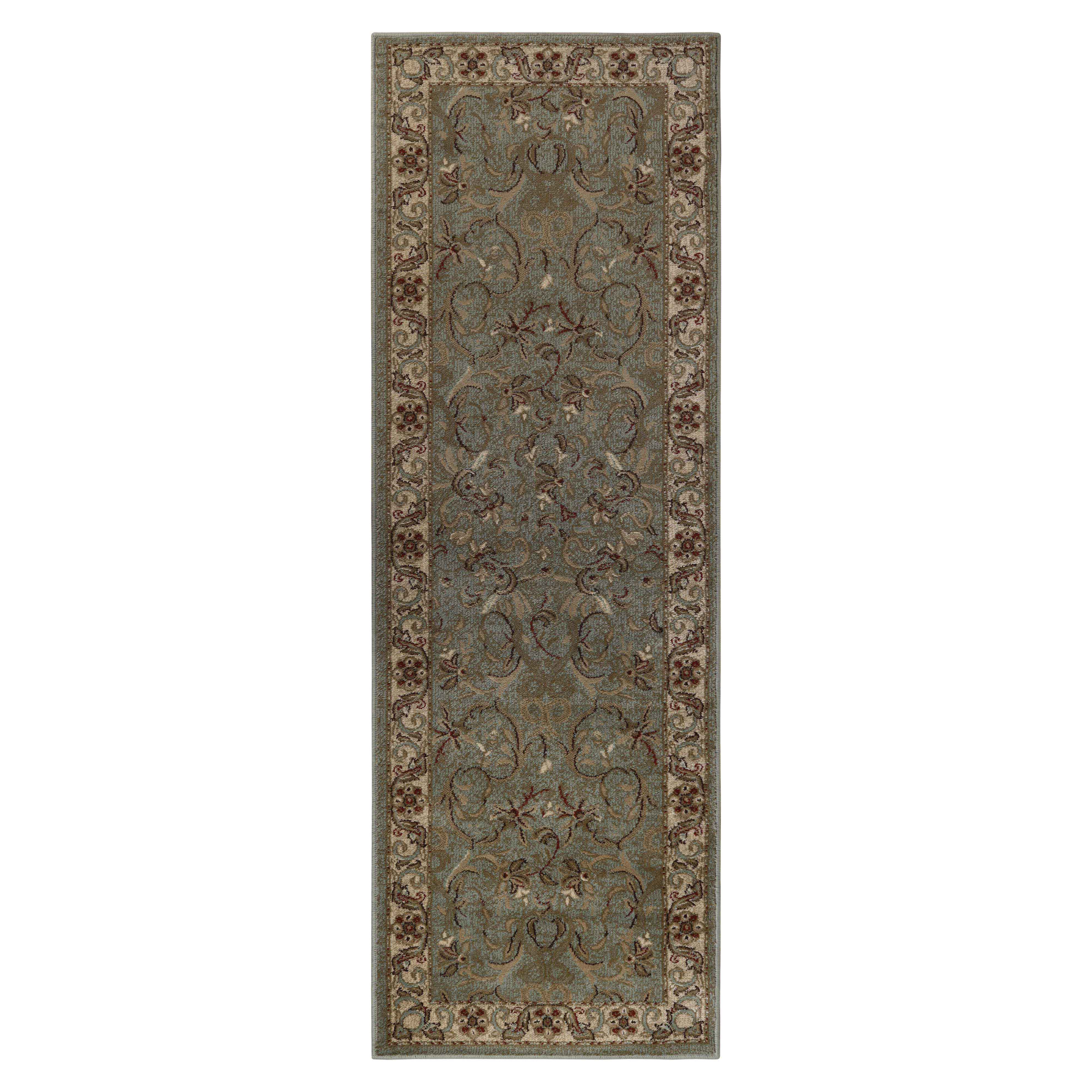 Heritage Traditional Floral Scroll Indoor Area Rug Or Runner Rug - Omnigoodsstore