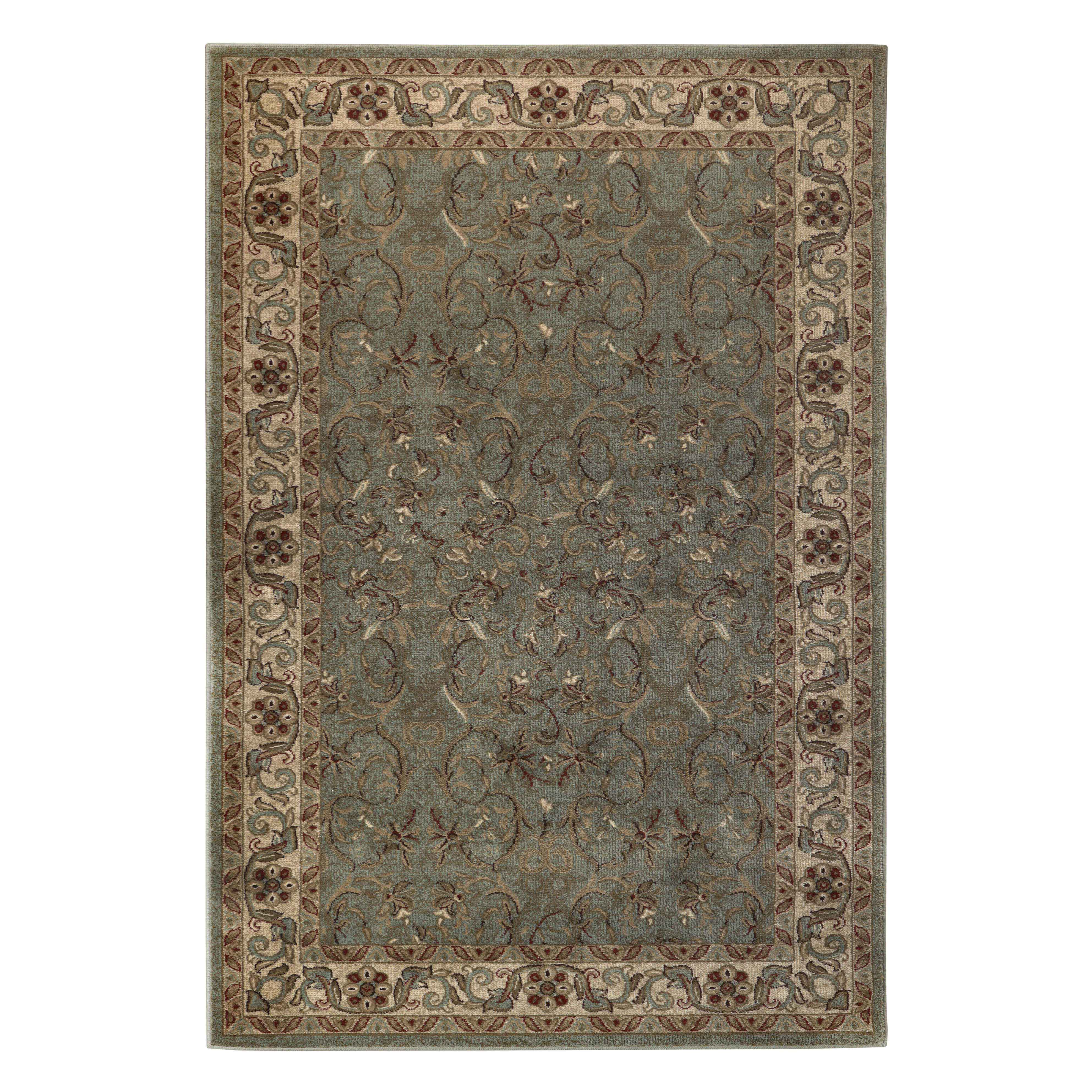 Heritage Traditional Floral Scroll Indoor Area Rug Or Runner Rug - Omnigoodsstore