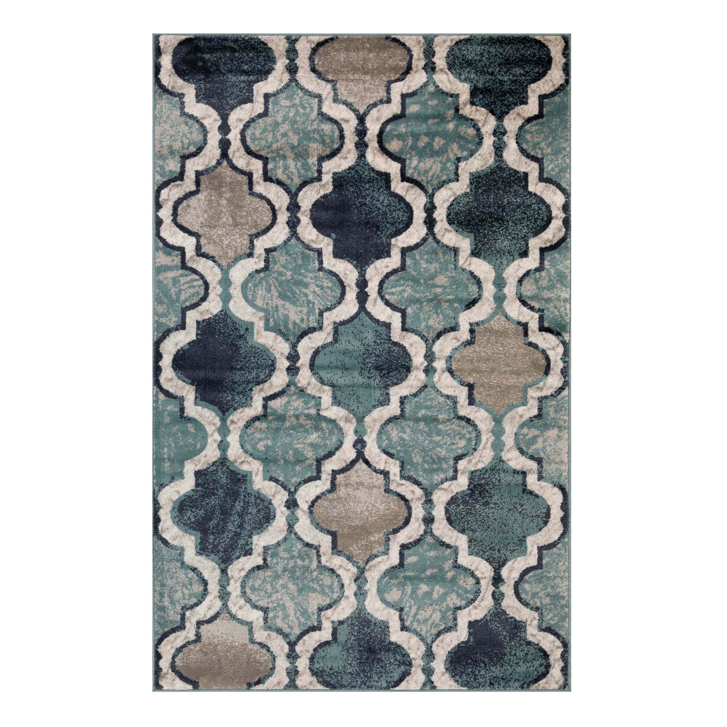 Viking Geometric Trellis Indoor Area Rugs or Runner Rug - Omnigoodsstore