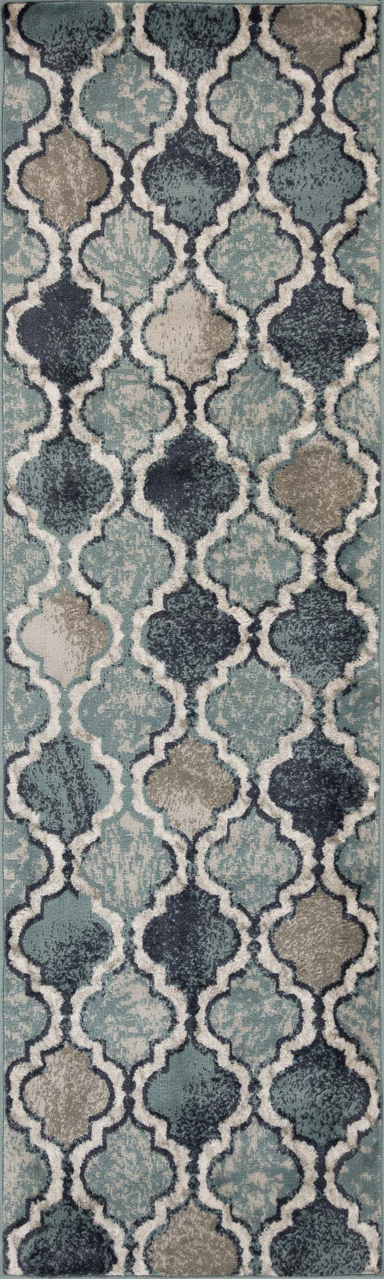 Viking Geometric Trellis Indoor Area Rugs or Runner Rug - Omnigoodsstore