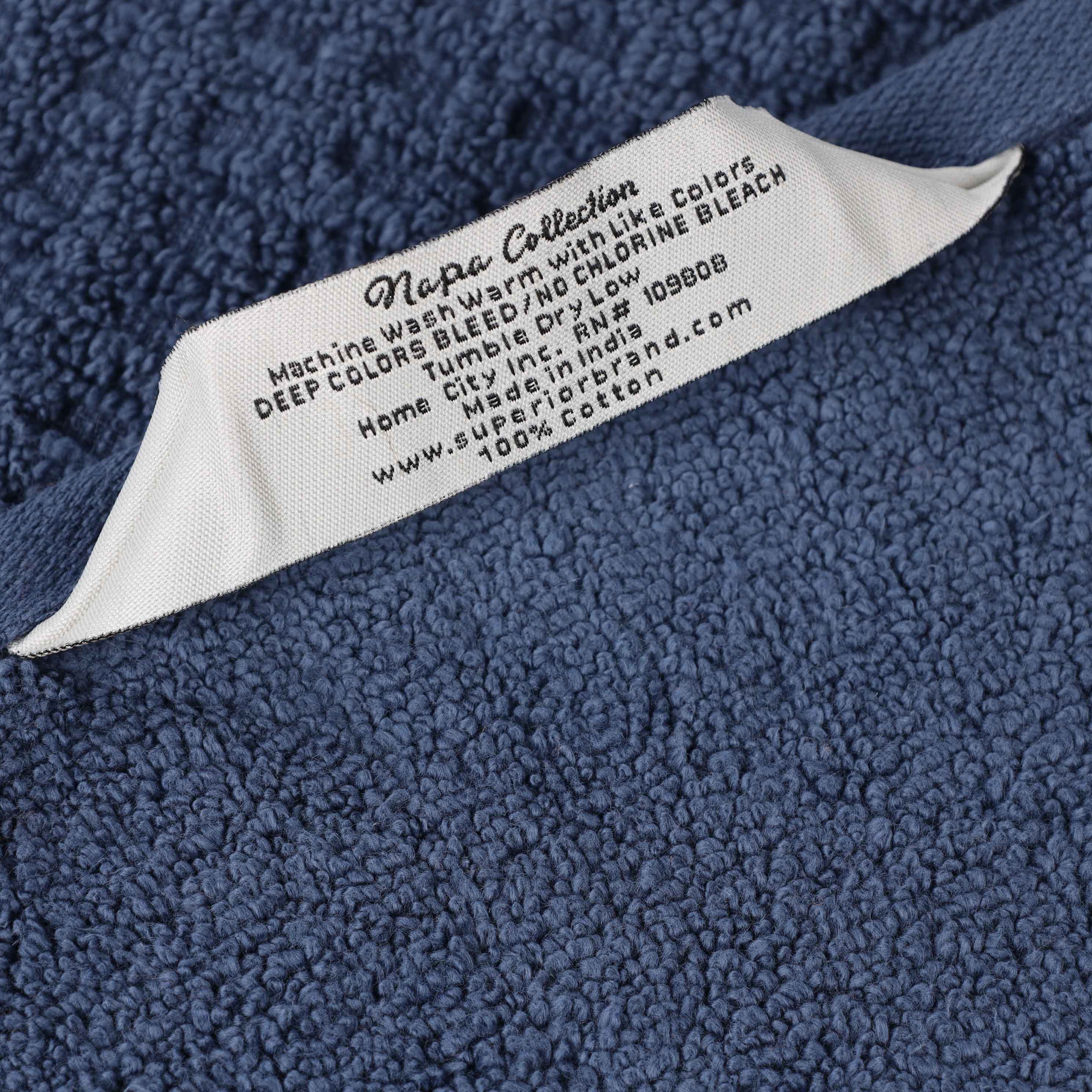 Zero Twist Cotton Waffle Honeycomb Soft Absorbent Hand Towel Set of 6 - Omnigoodsstore