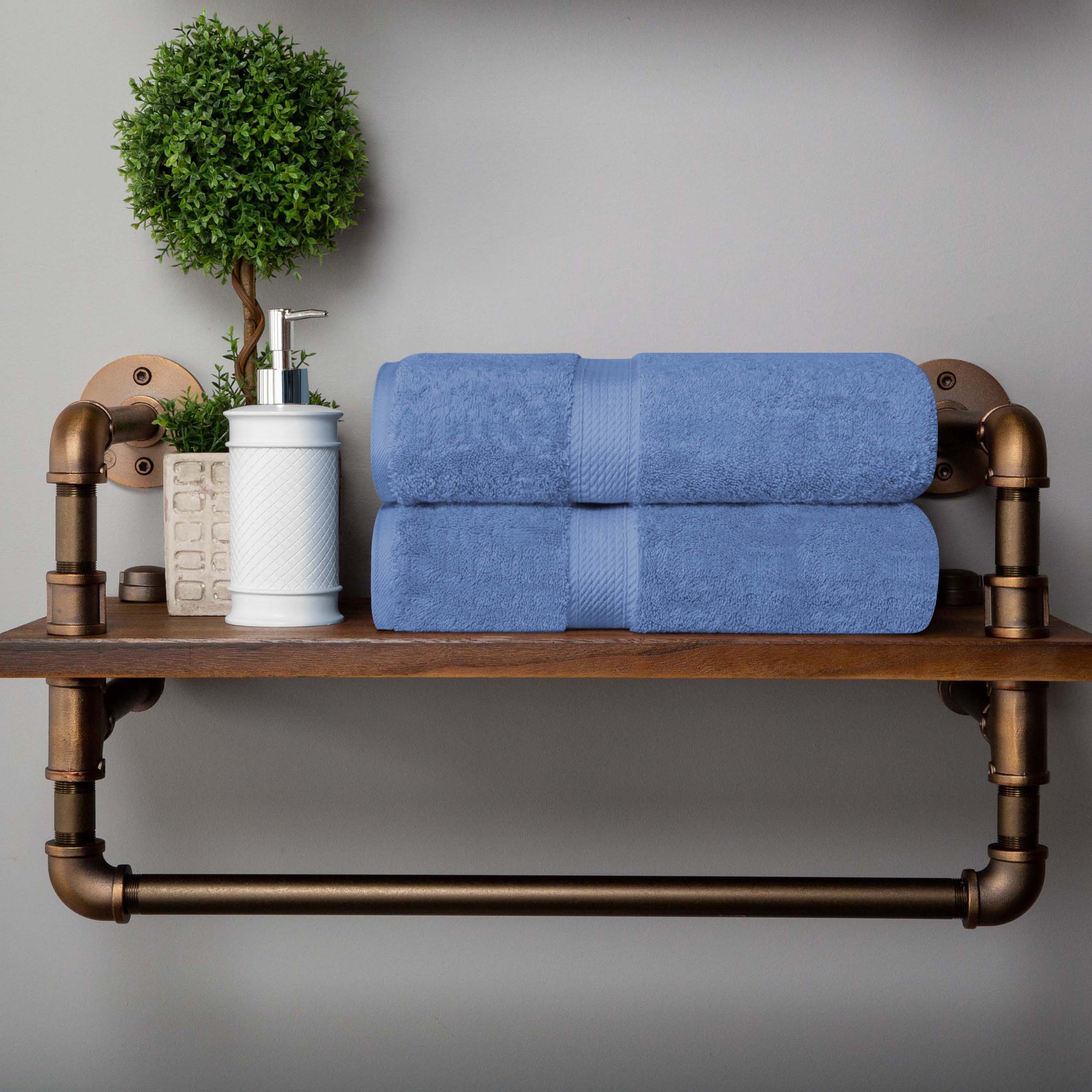 Madison Egyptian Cotton Pile 2 Piece Bath Towel Set - Omnigoodsstore