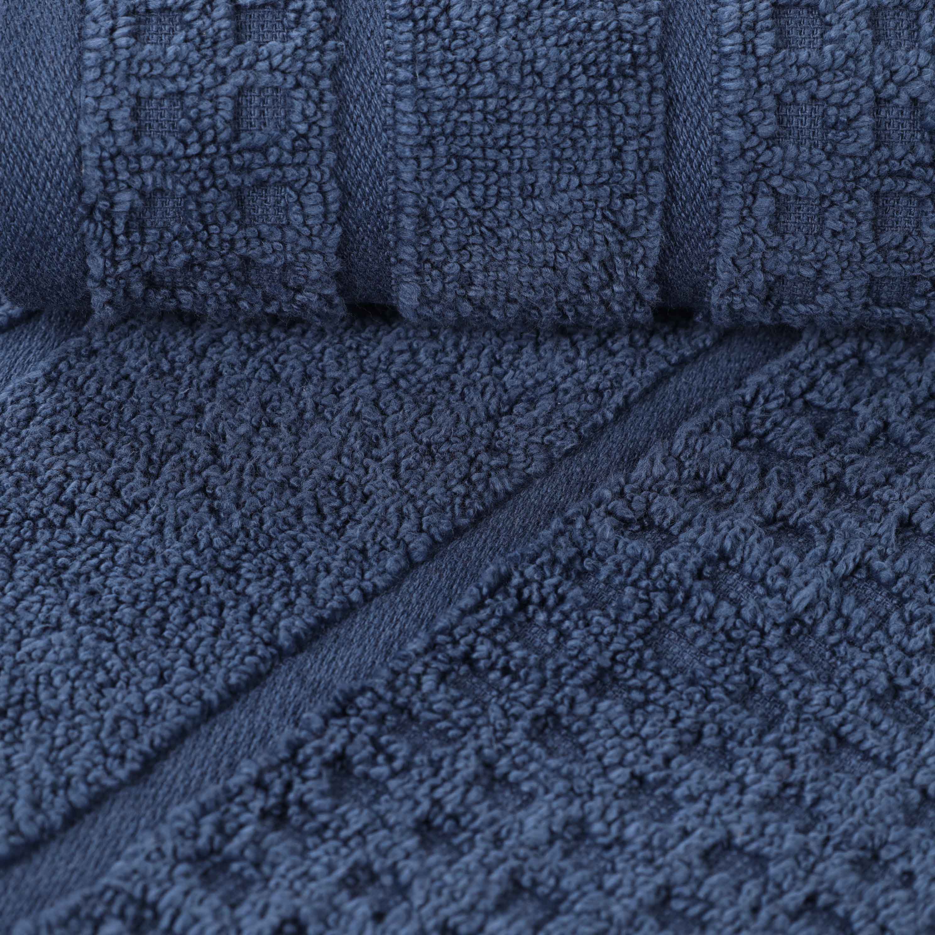 Zero Twist Cotton Waffle Honeycomb Soft Absorbent Hand Towel Set of 6 - Omnigoodsstore