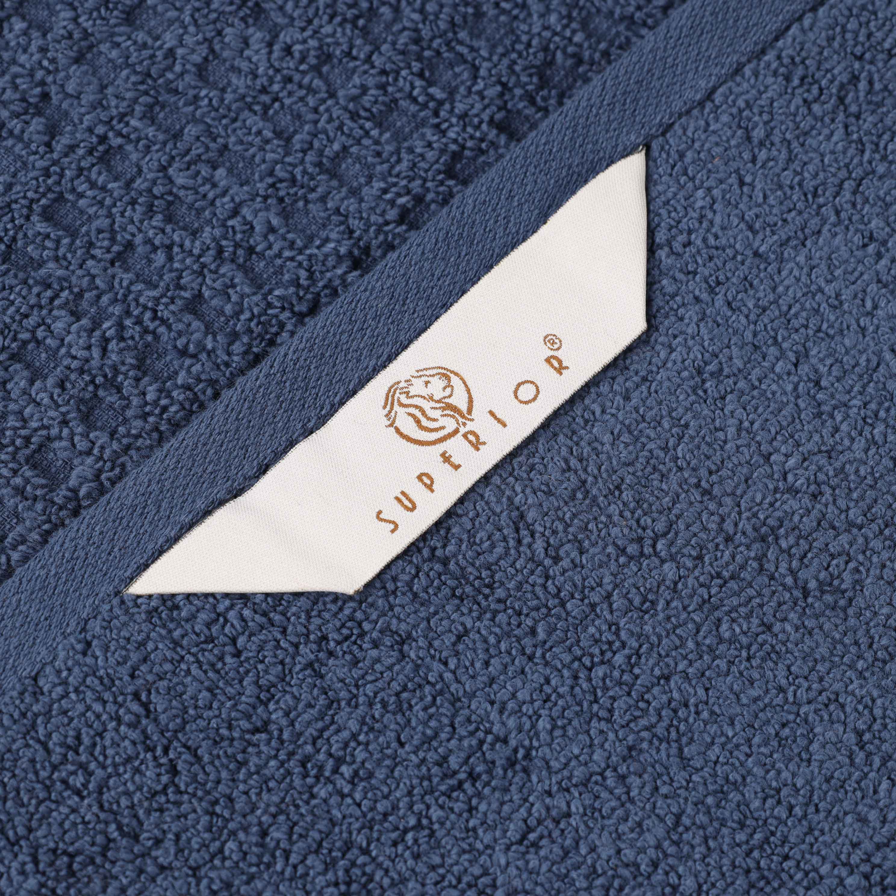 Zero Twist Cotton Waffle Honeycomb Soft Absorbent Hand Towel Set of 6 - Omnigoodsstore