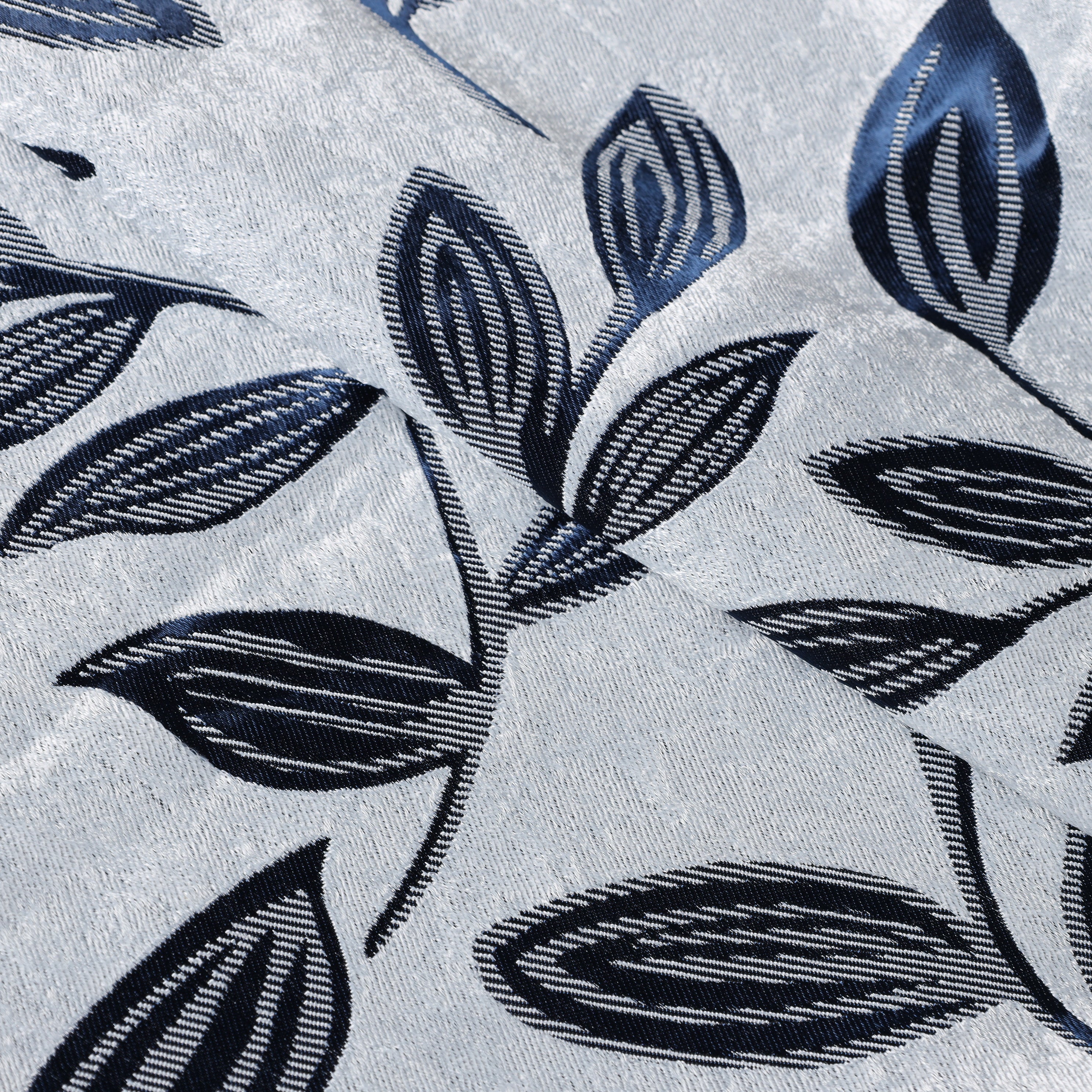 Leaves Machine Washable Room Darkening Blackout Curtains, Set of 2 - Omnigoodsstore