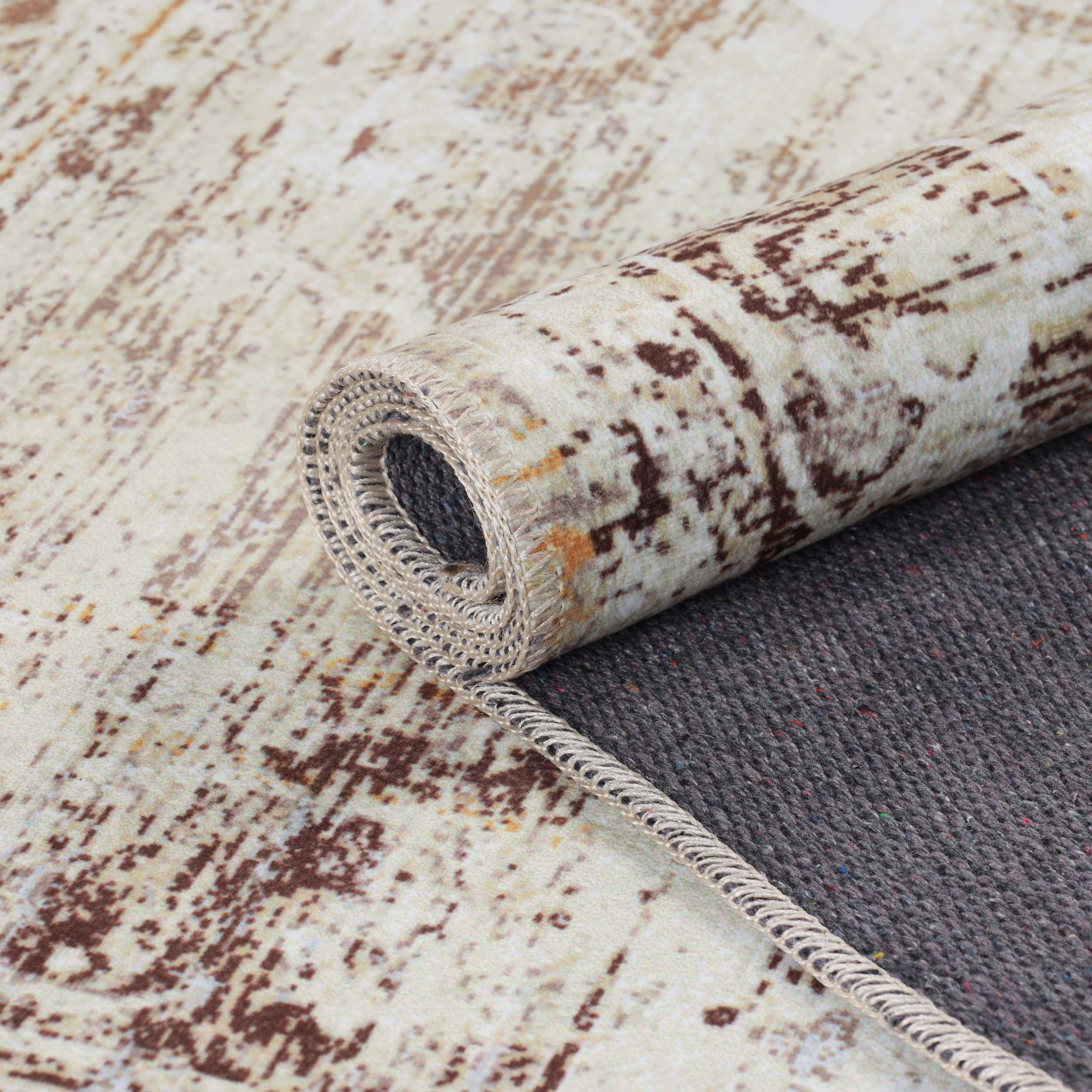 Dove Rustic Machine Washable Indoor Area Rug or Runner Rug - Omnigoodsstore