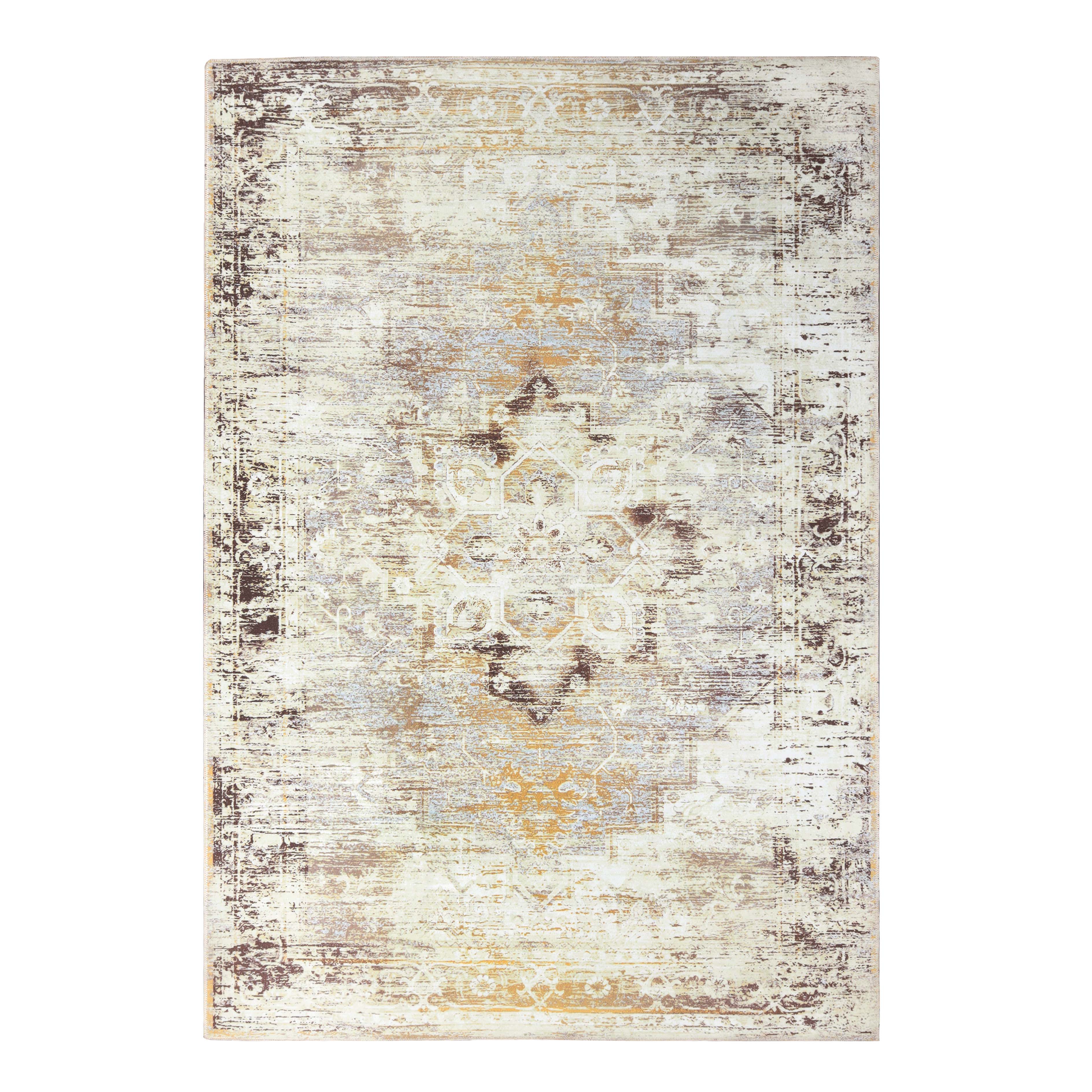 Dove Rustic Machine Washable Indoor Area Rug or Runner Rug - Omnigoodsstore