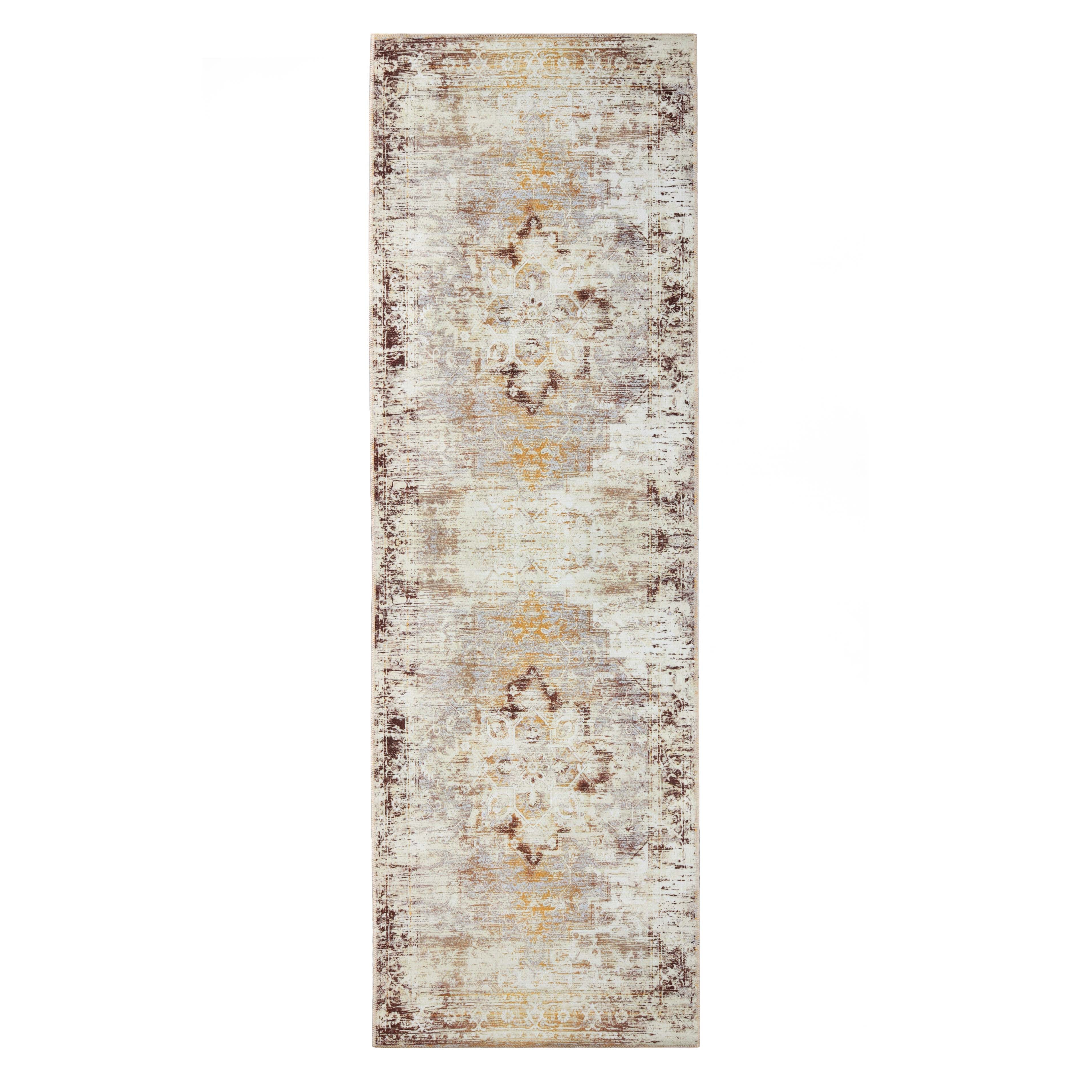 Dove Rustic Machine Washable Indoor Area Rug or Runner Rug - Omnigoodsstore
