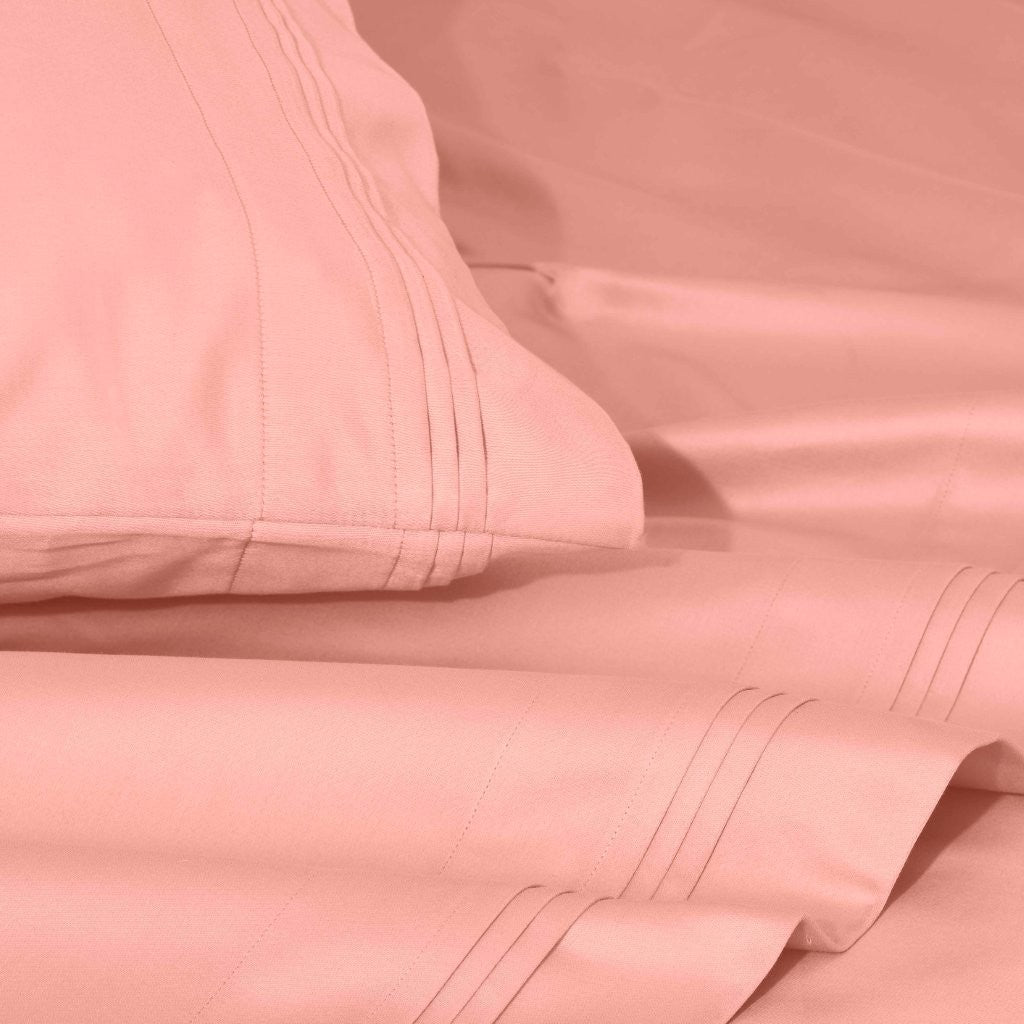 1000 Thread Count Egyptian Cotton Bed Sheet Set Olympic Queen - Omnigoodsstore
