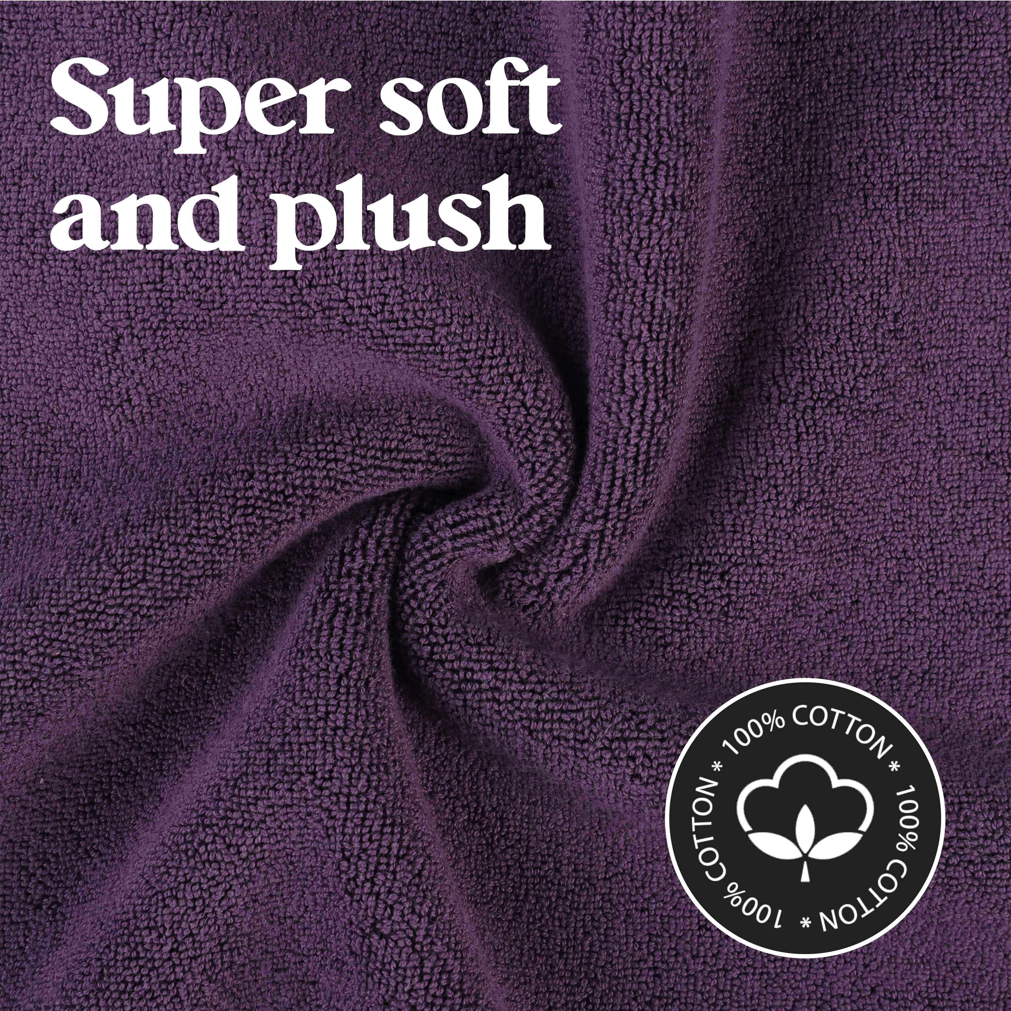 Leo Cotton Solid Modern Geometric Border Absorbent Bath Mat, Set of 2 - Omnigoodsstore