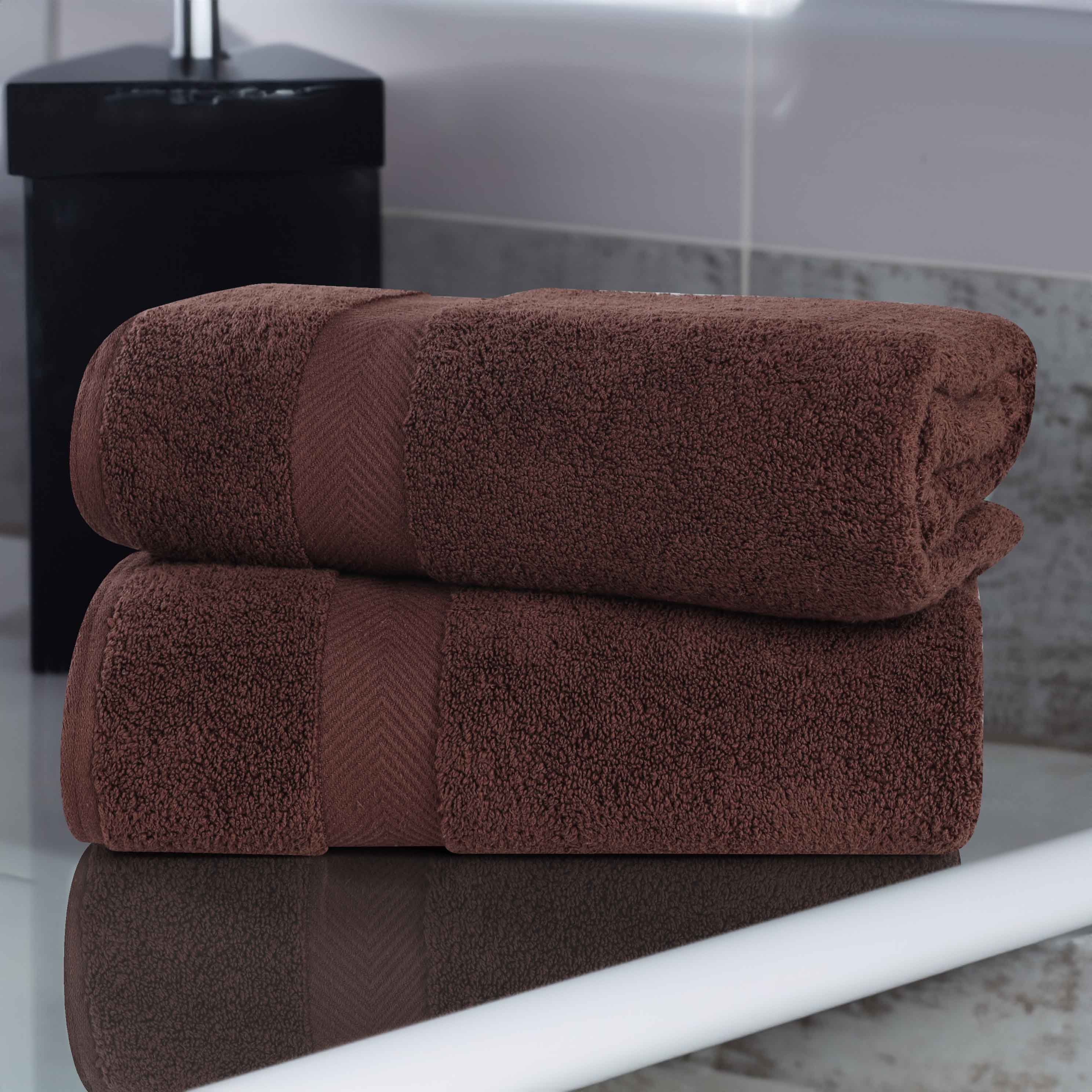 Cotton Zero Twist 2 Piece Bath Sheet Towel Set - Omnigoodsstore