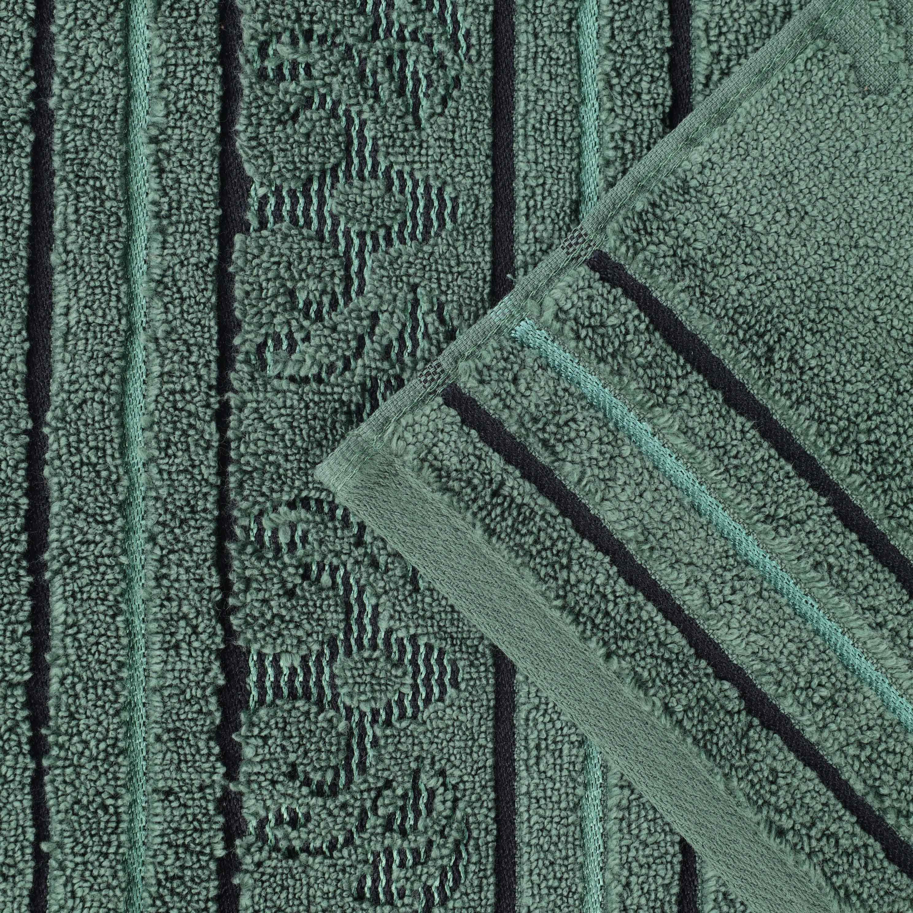 Sadie Zero Twist Cotton Solid and Jacquard Floral Face Towel Set of 12 - Omnigoodsstore