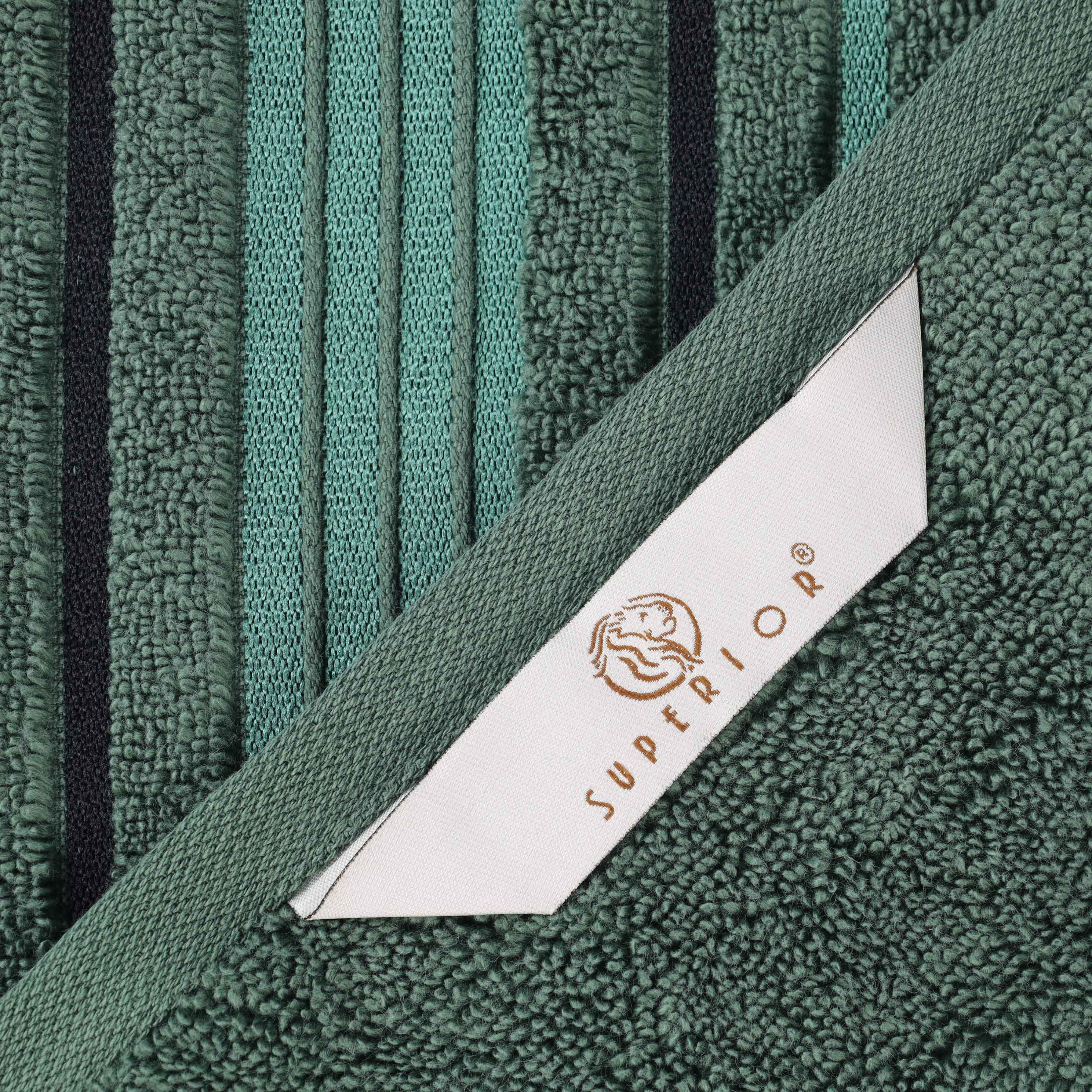 Sadie Zero Twist Cotton Solid and Jacquard Floral Face Towel Set of 12 - Omnigoodsstore