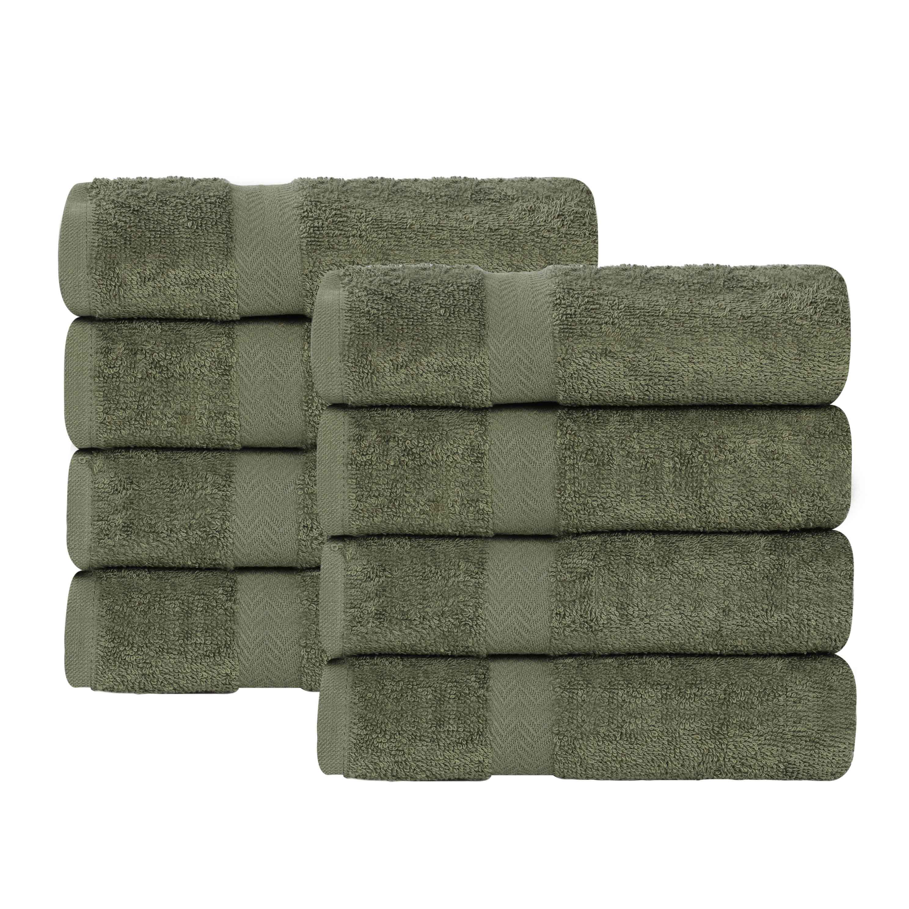 Franklin Cotton Eco Friendly 8 Piece Hand Towel Set - Omnigoodsstore