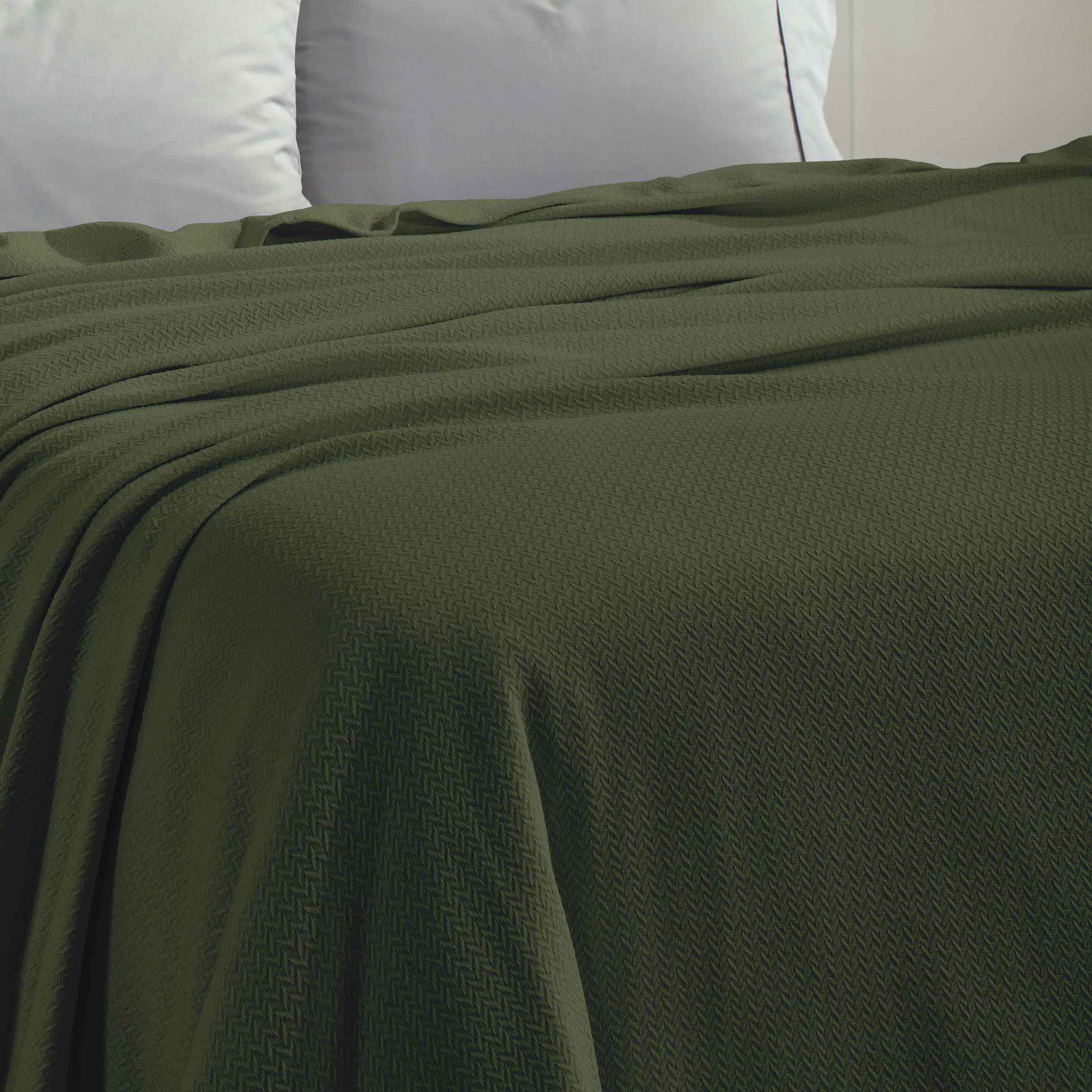 Nobel Cotton Textured Chevron Lightweight Woven Blanket - Omnigoodsstore