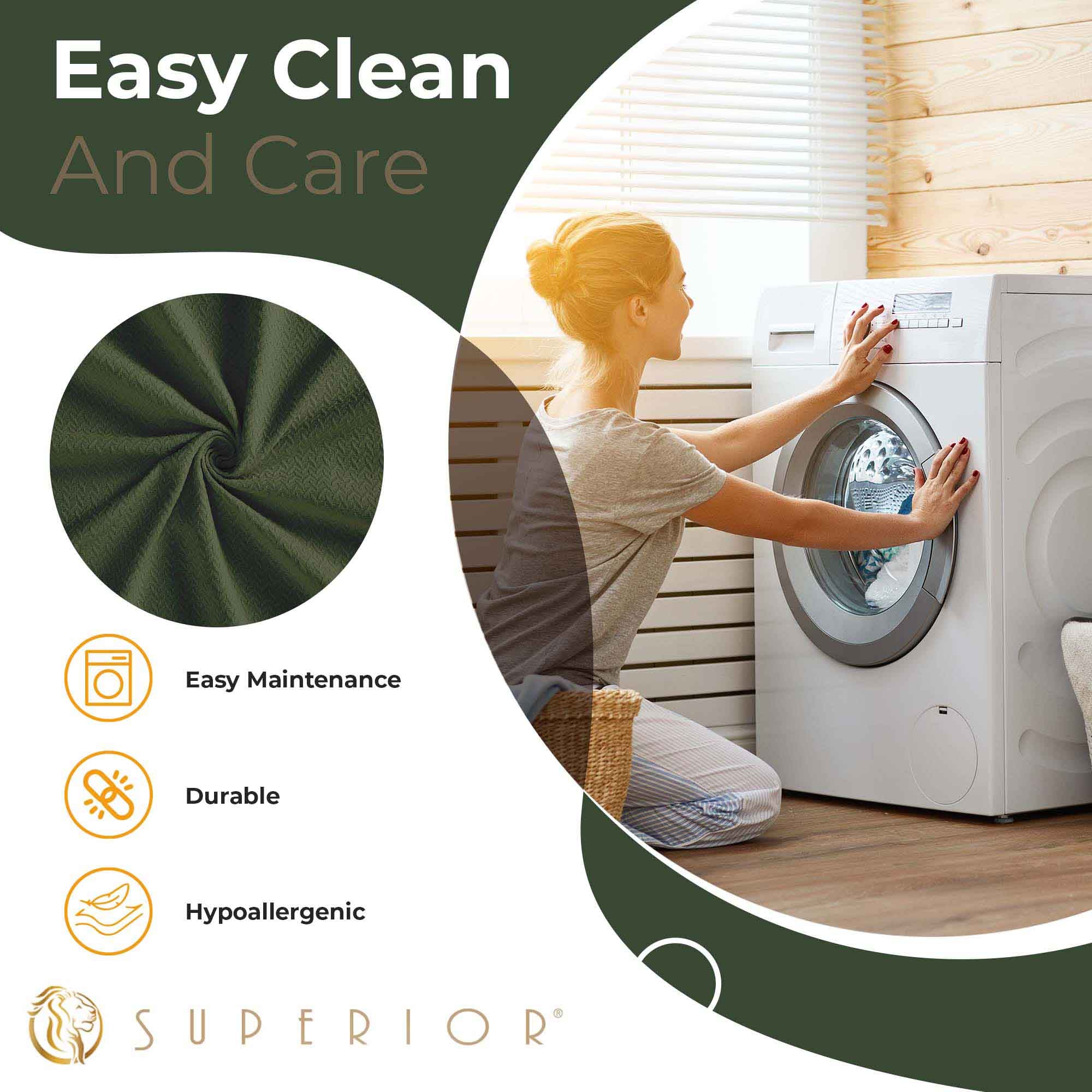 Nobel Cotton Textured Chevron Lightweight Woven Blanket - Omnigoodsstore