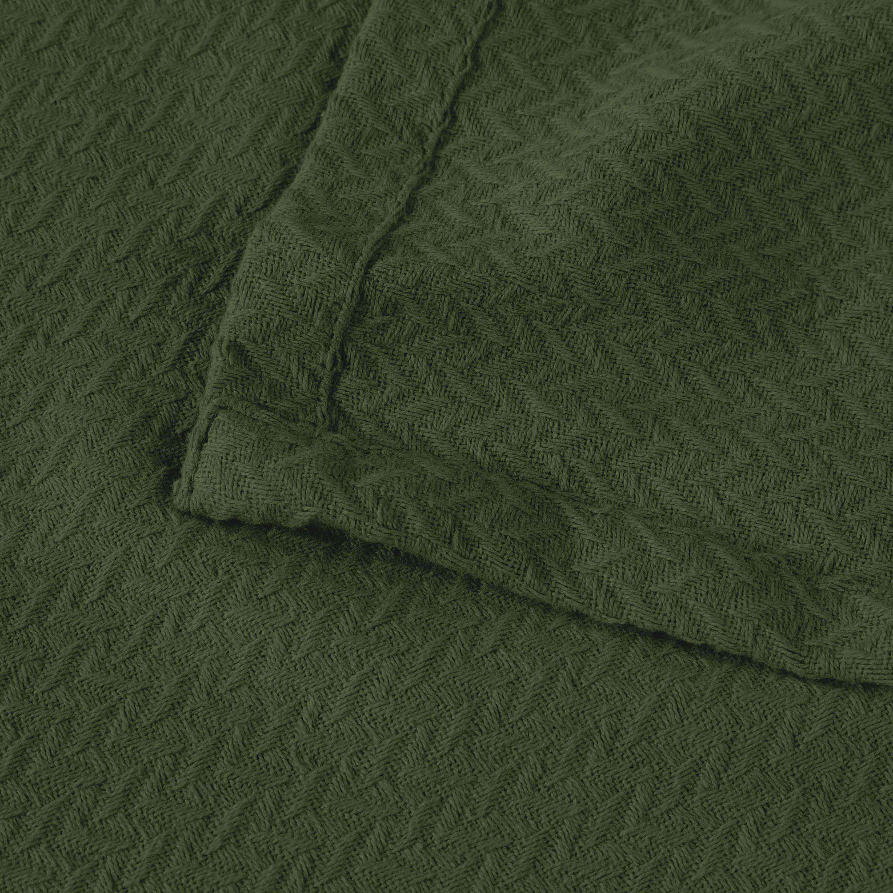 Nobel Cotton Textured Chevron Lightweight Woven Blanket - Omnigoodsstore