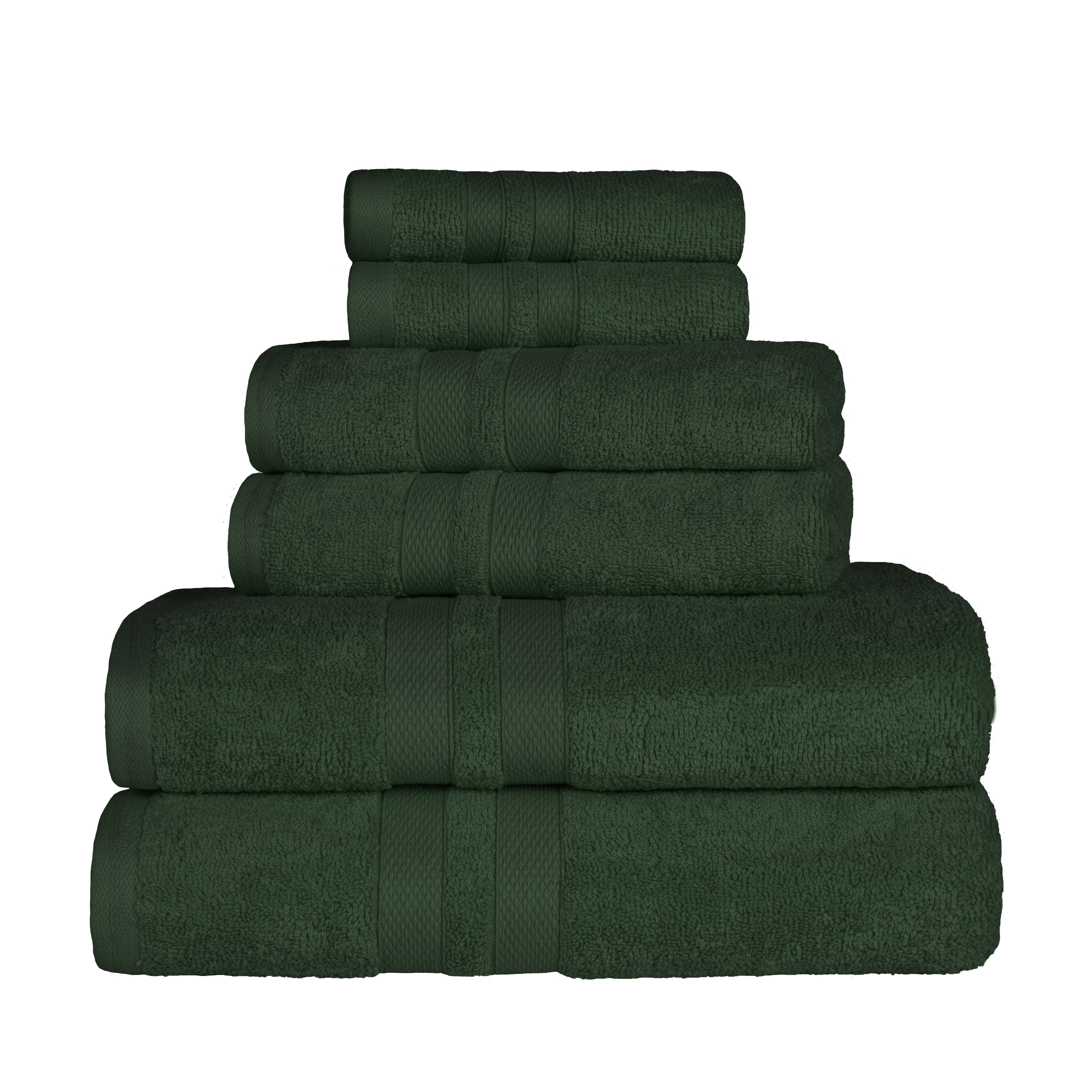 Cotton Ultra Soft 6 Piece Solid Towel Set - Omnigoodsstore