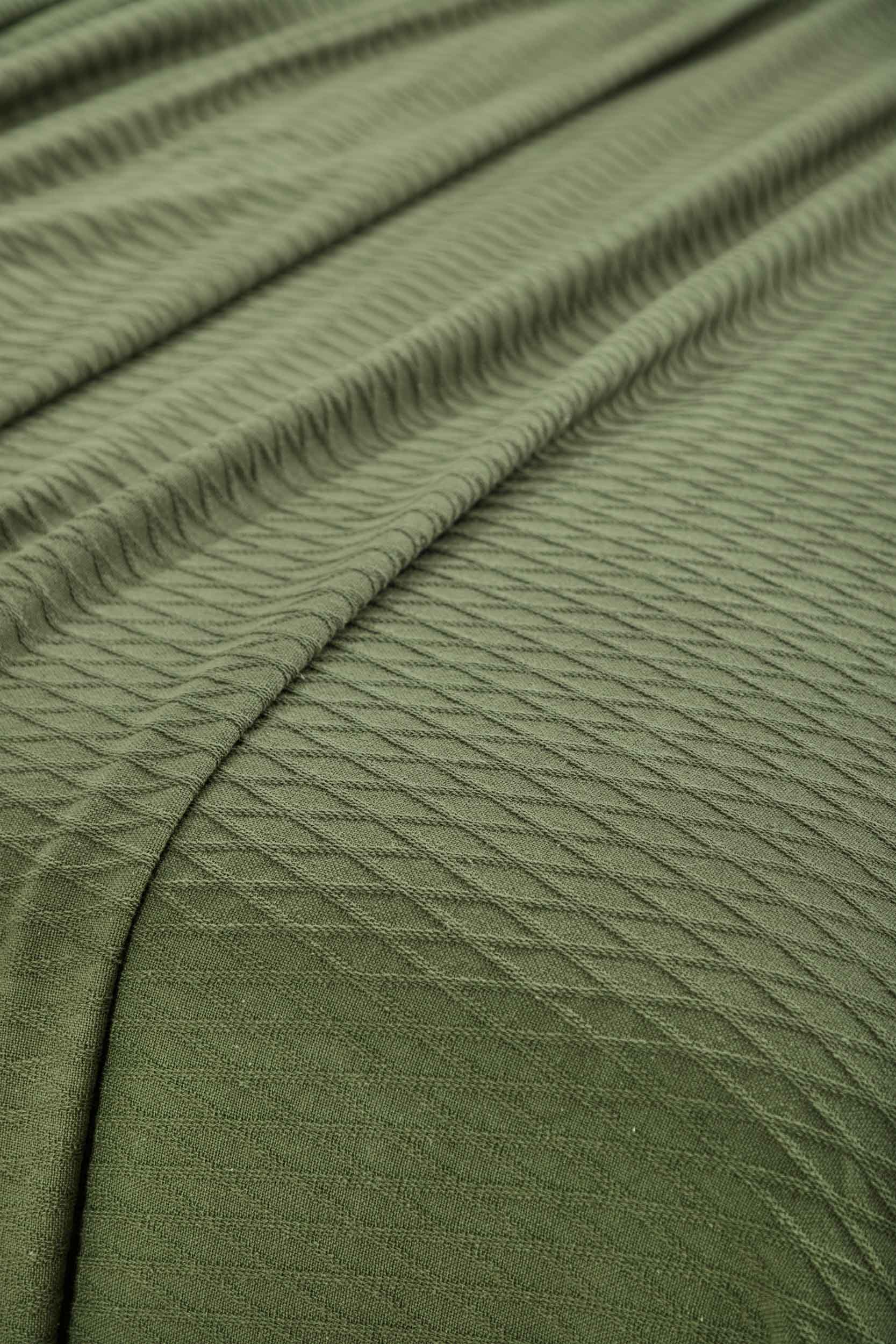 Cotton All Season Diamond Bed Blanket & Sofa Throw - Omnigoodsstore