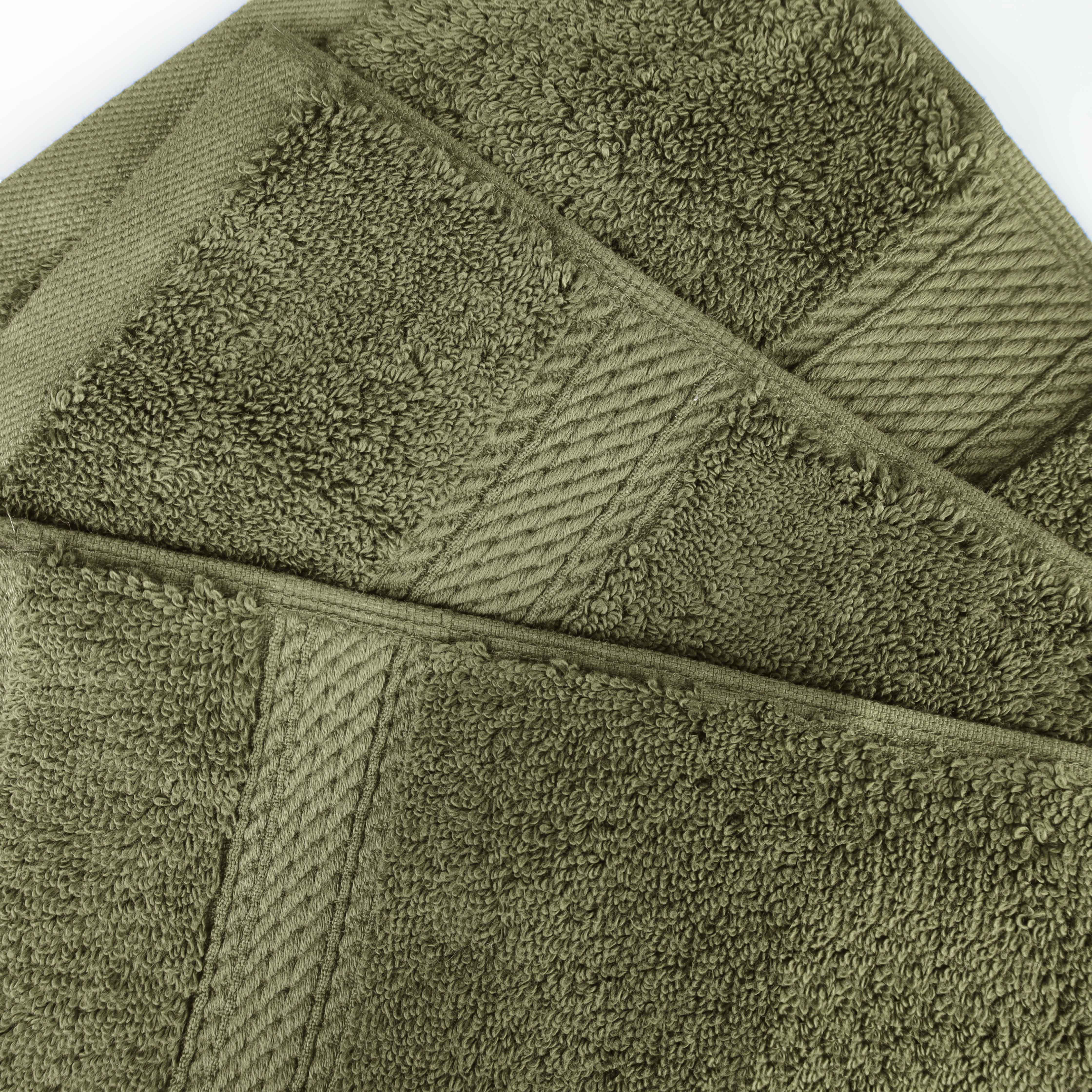 Egyptian Cotton Pile Plush Heavyweight Luxury Soft 6-Piece Towel Set - Omnigoodsstore