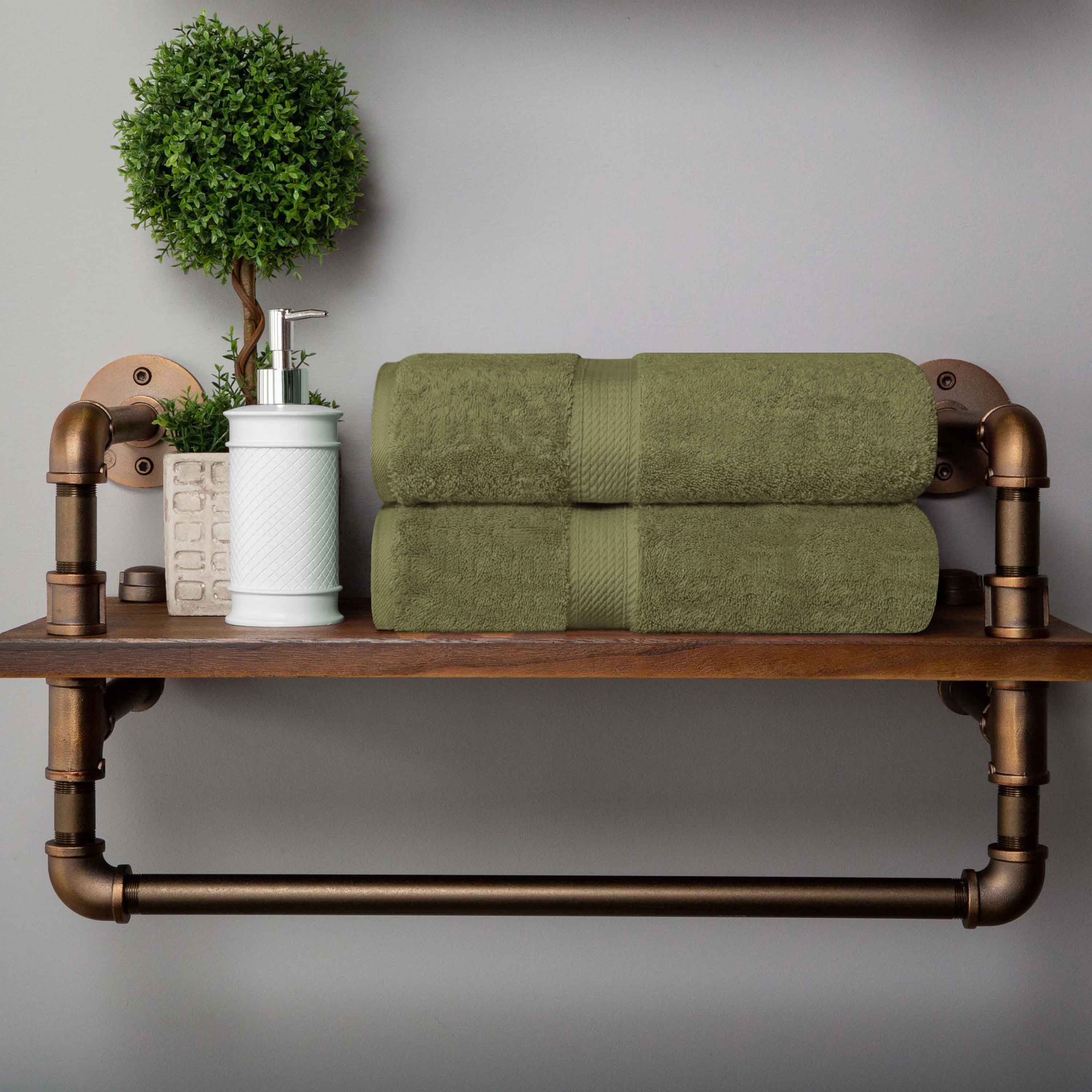 Madison Egyptian Cotton Pile 2 Piece Bath Towel Set - Omnigoodsstore