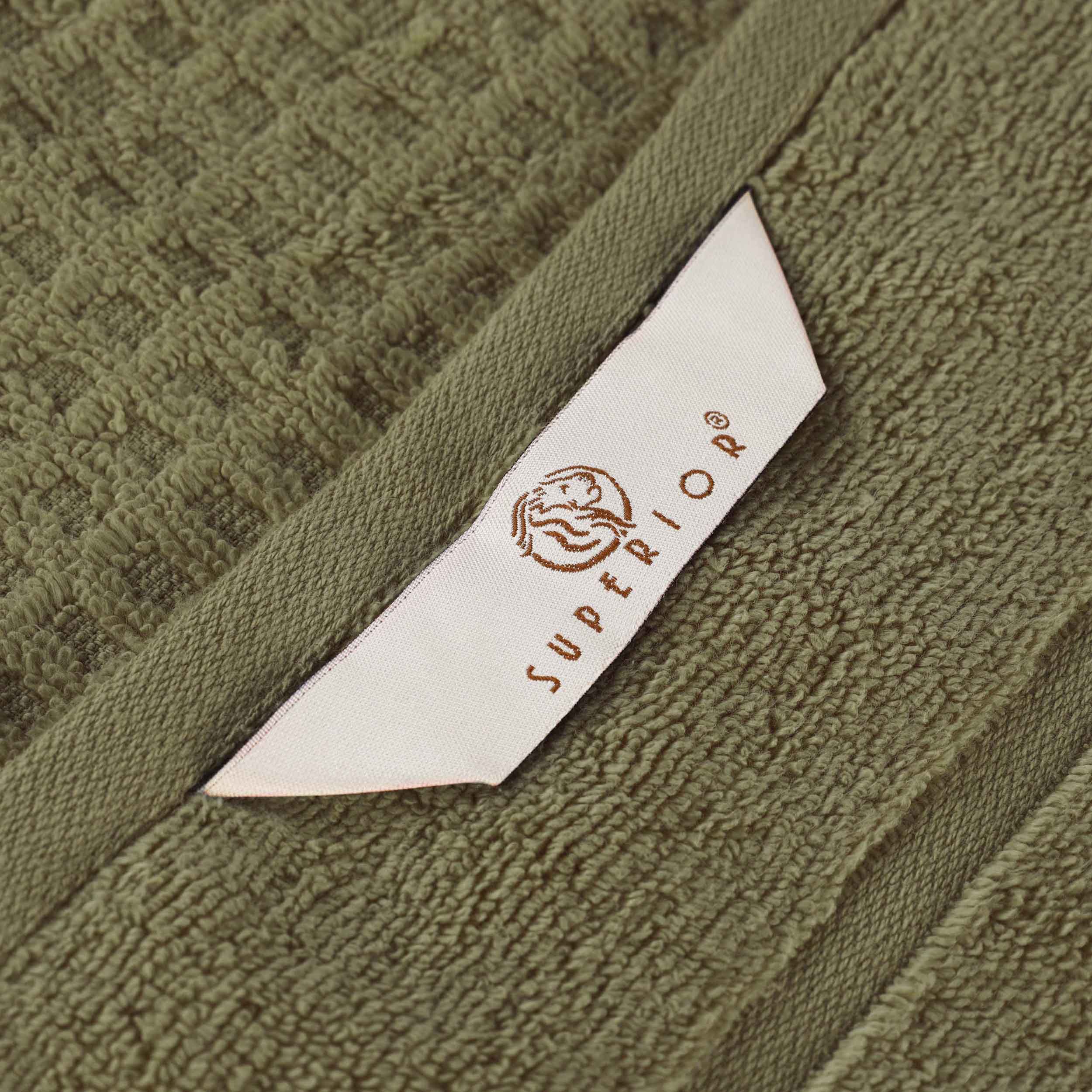 Zero Twist Cotton Waffle Honeycomb Soft Absorbent Hand Towel Set of 6 - Omnigoodsstore