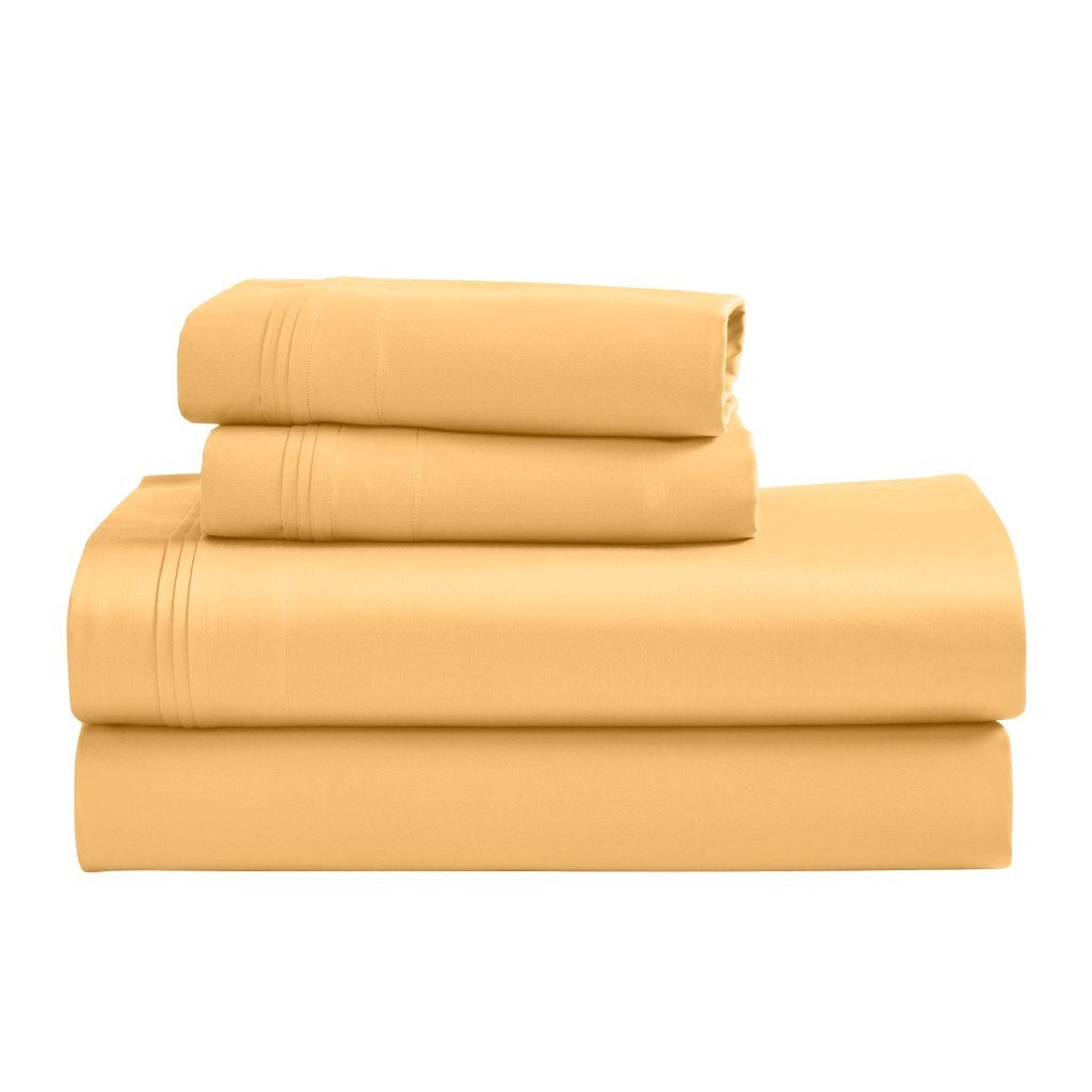 1000 Thread Count Egyptian Cotton Bed Sheet Set Olympic Queen - Omnigoodsstore