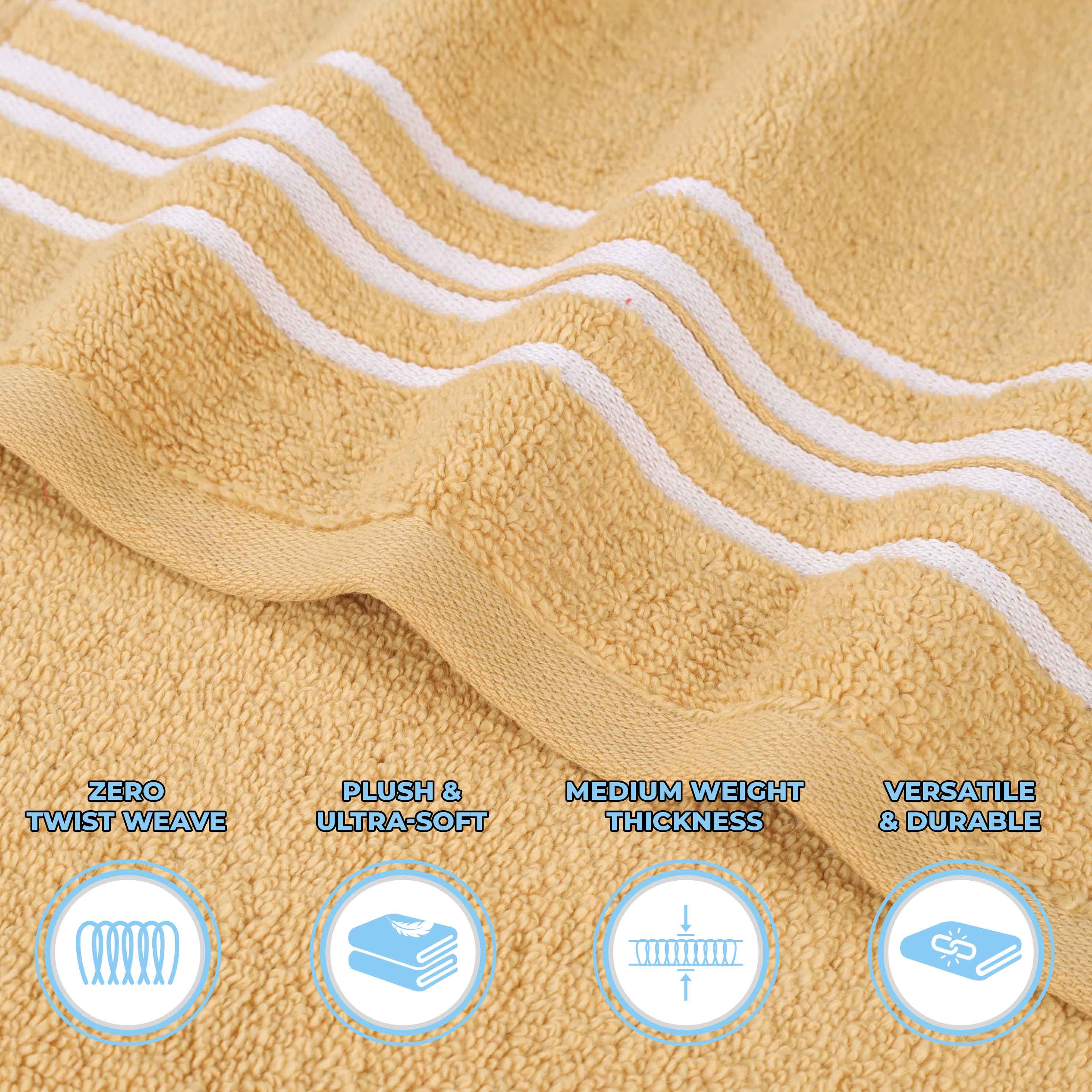 Sadie Zero Twist Cotton Solid and Jacquard Floral Face Towel Set of 12 - Omnigoodsstore