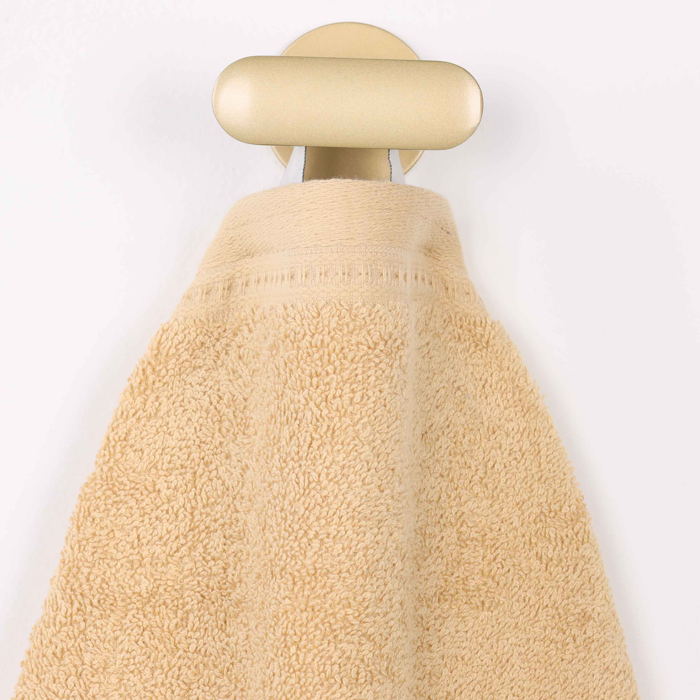 Honeycomb Textured Waffle Border Luxury Cotton Hand Towels, Set of 6 - Omnigoodsstore