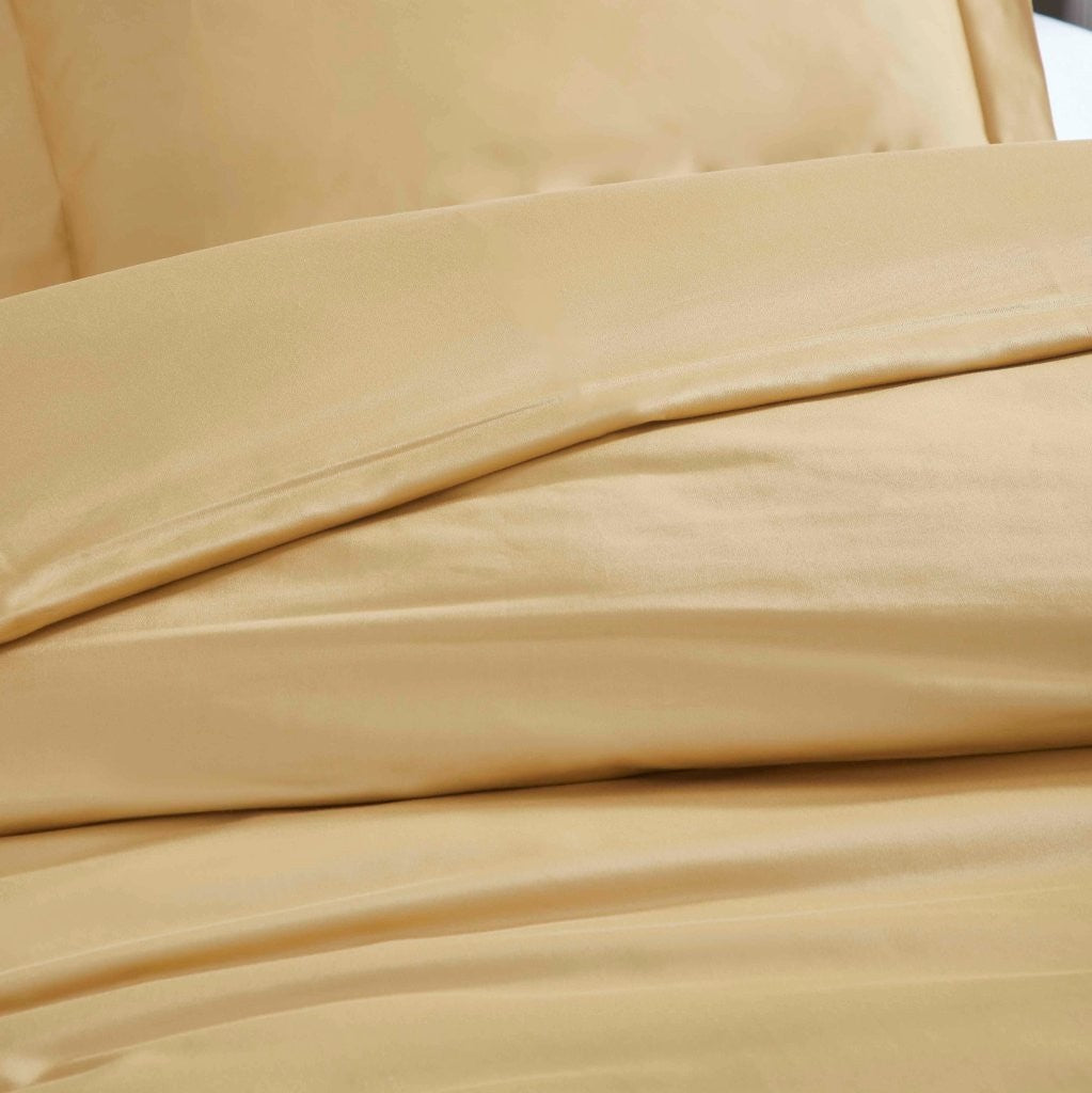1200 Thread Count Egyptian Solid Cotton Duvet Cover Set - Omnigoodsstore